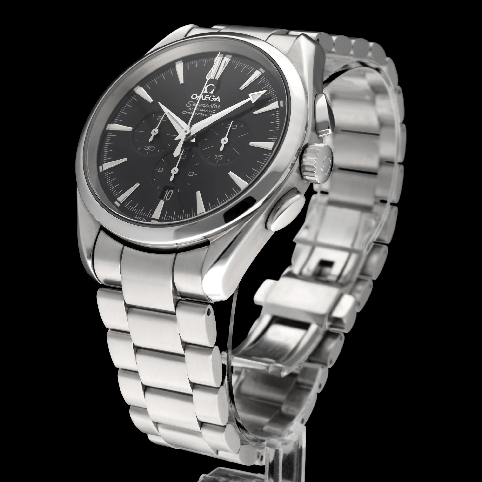 Omega Seamaster Aqua Terra Chronograph 2512.50.00 - 2007 - Omega horloge - Omega kopen - Omega heren horloge - Trophies Watches