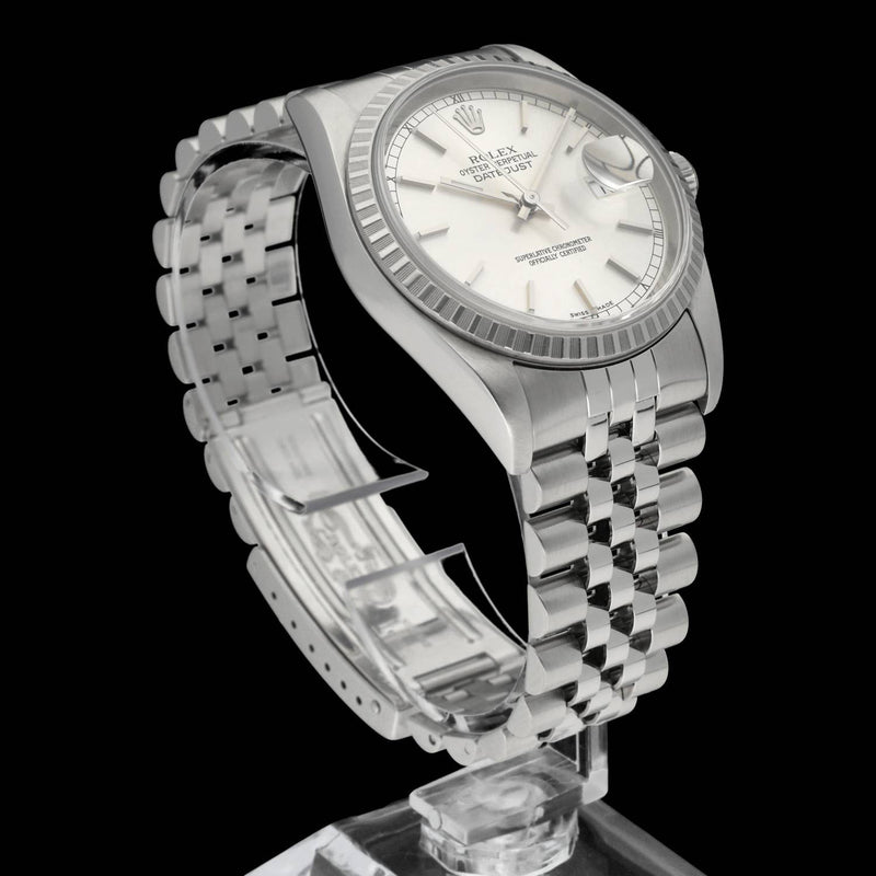 Rolex Datejust 16220 - 2004 - Rolex horloge - Rolex kopen - Rolex heren horloge - Trophies Watches