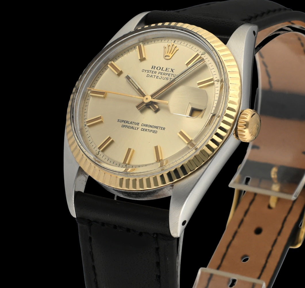 Rolex Datejust 1601 - 1968 - goud/staal - two/tone - Rolex horloge - Rolex kopen - Rolex heren horloge - Trophies Watches