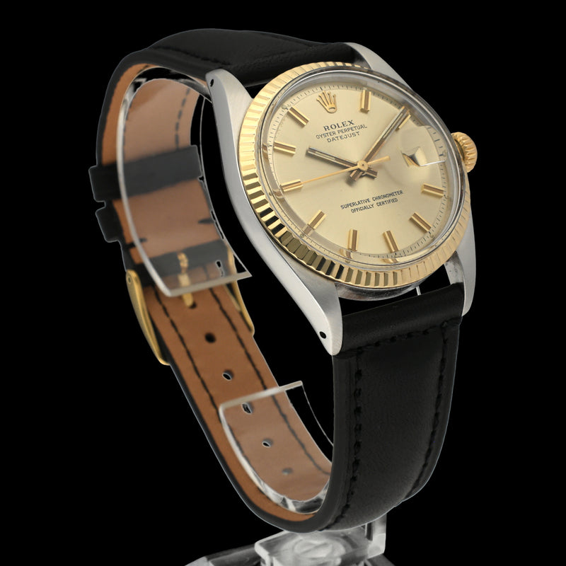 Rolex Datejust 1601 - 1968 - goud/staal - two/tone - Rolex horloge - Rolex kopen - Rolex heren horloge - Trophies Watches