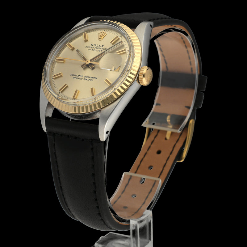 Rolex Datejust 1601 - 1968 - goud/staal - two/tone - Rolex horloge - Rolex kopen - Rolex heren horloge - Trophies Watches