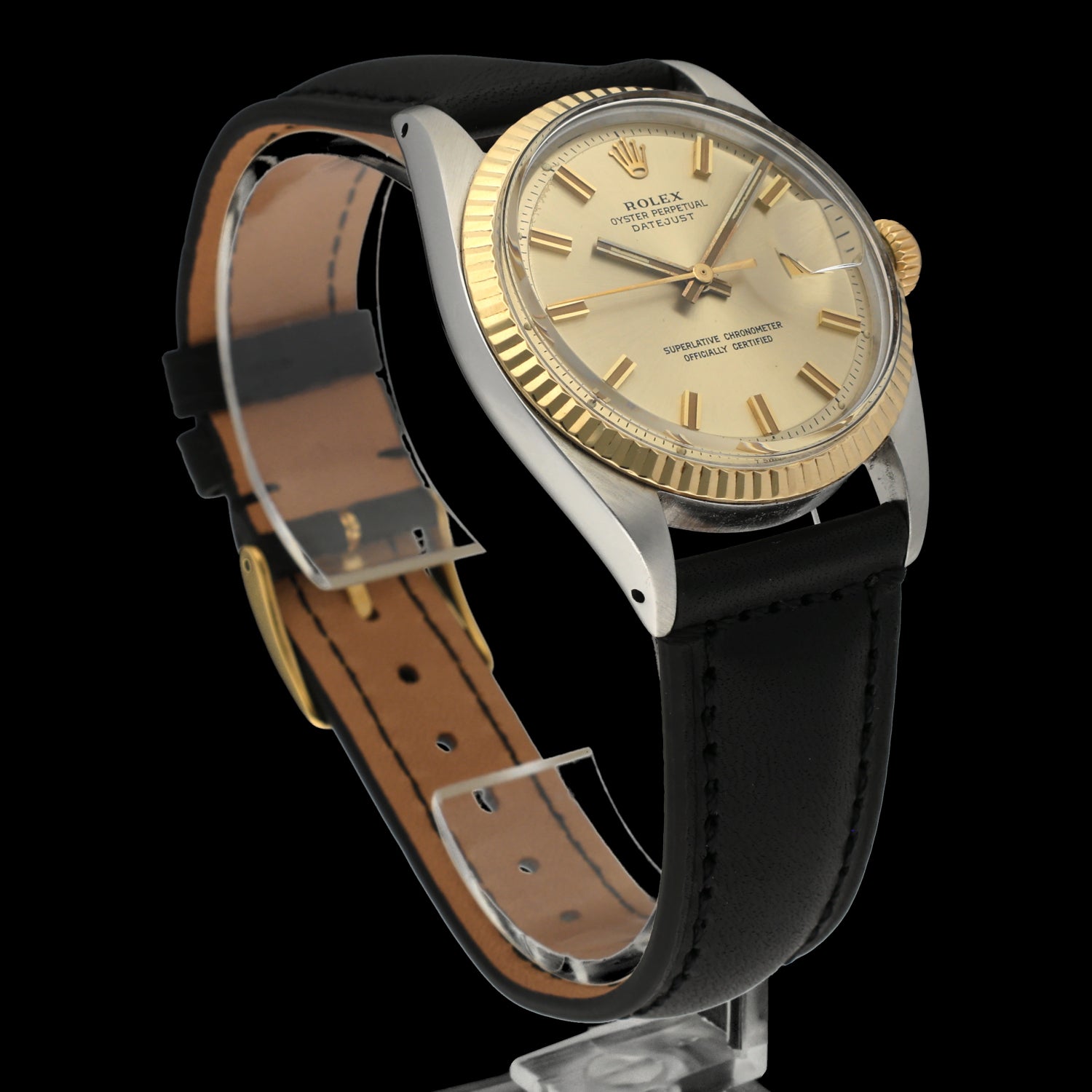 Rolex Datejust 1601 - 1968 - goud/staal - two/tone - Rolex horloge - Rolex kopen - Rolex heren horloge - Trophies Watches