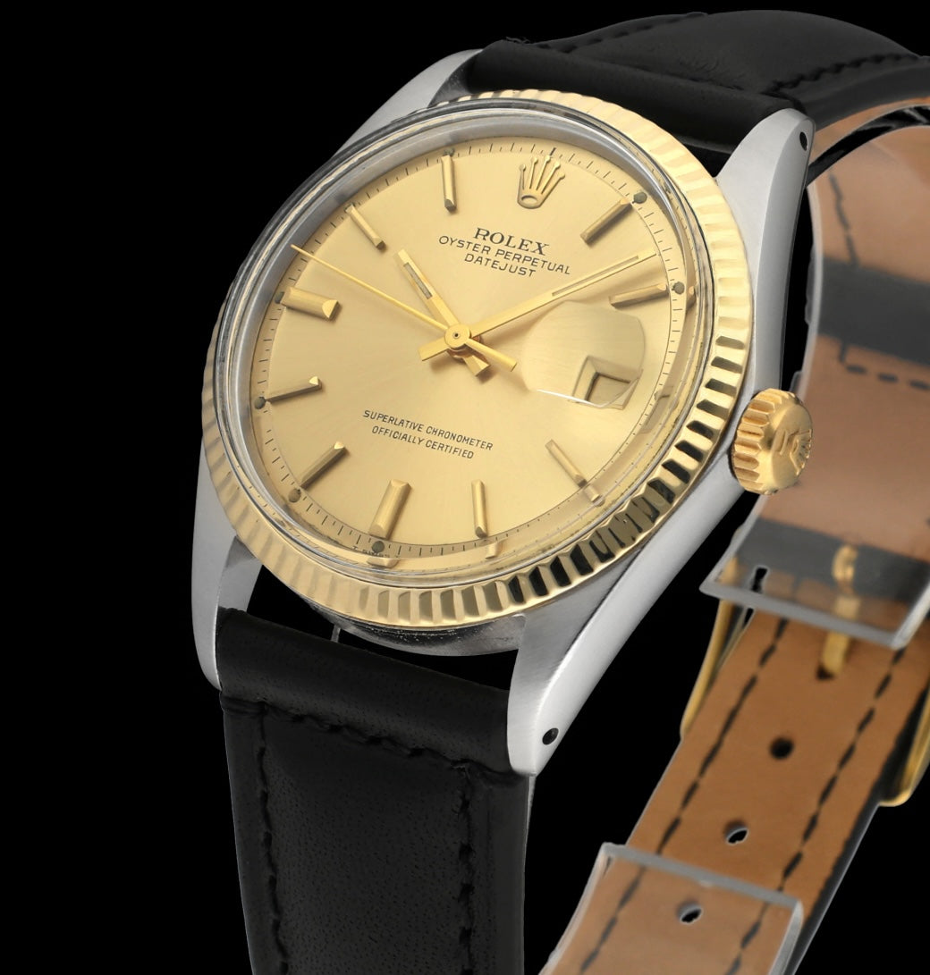 Rolex Datejust 1601 - 1969 - goud/staal - two/tone - Rolex horloge - Rolex kopen - Rolex heren horloge - Trophies Watches