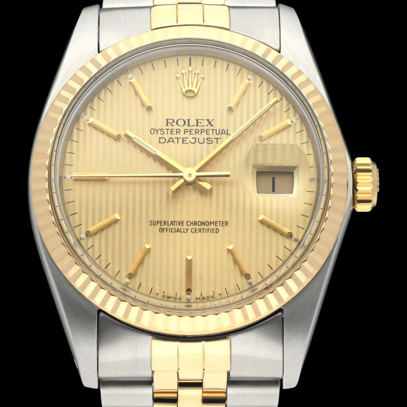 Rolex Datejust 16013 Tapestry - 1987 - Rolex horloge - Rolex kopen - Rolex heren horloge - Trophies Watches