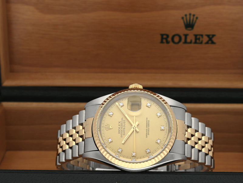 Rolex Datejust 16233G - 1991 - Rolex horloge - Rolex kopen - Rolex heren horloge - Trophies Watches