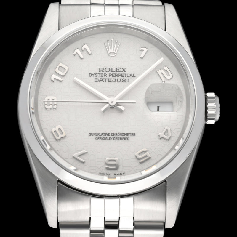 Rolex Datejust 16220 - 2001 - Rolex horloge - Rolex kopen - Rolex heren horloge - Trophies Watches