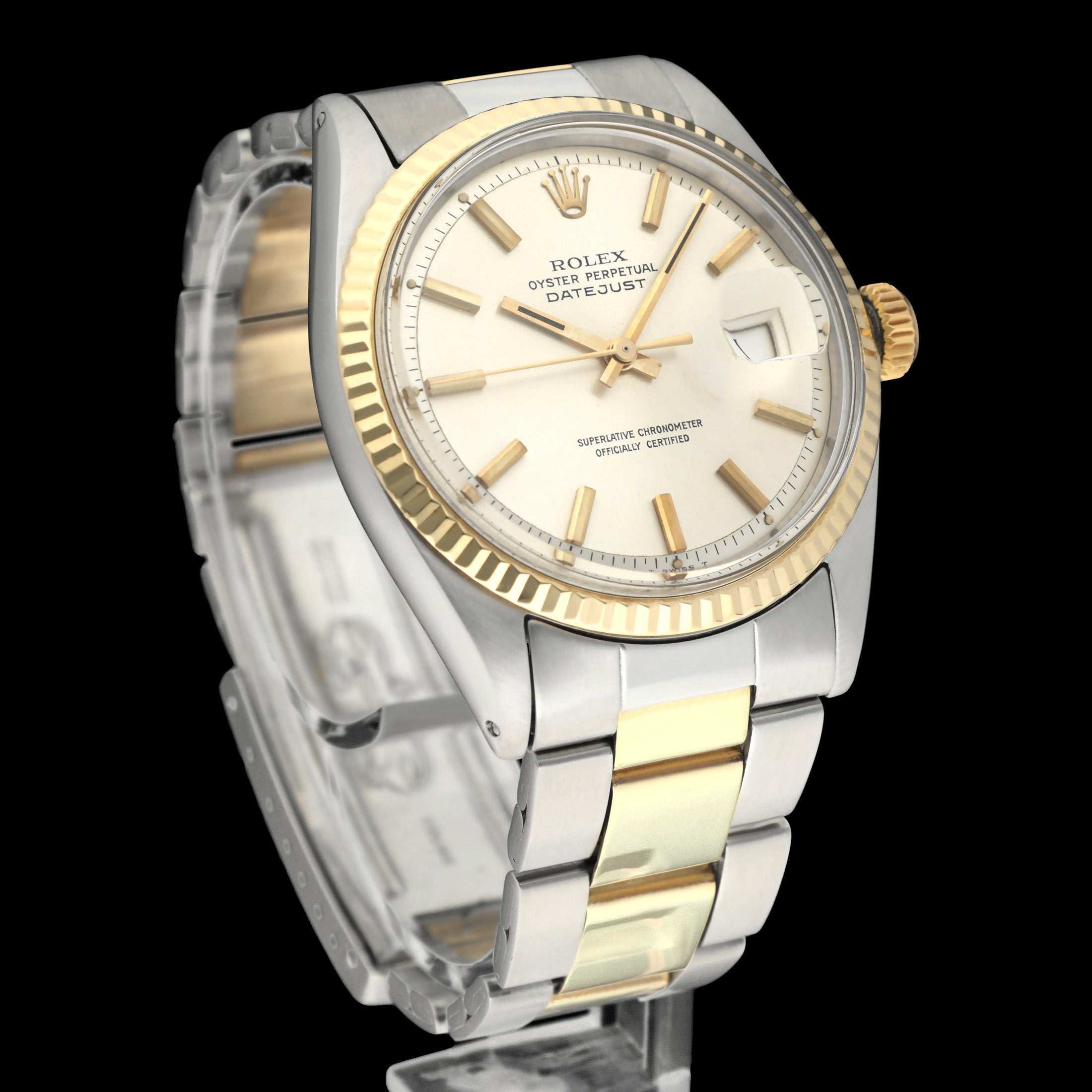 Rolex Datejust 1601 - 1970 - goud/staal - two/tone - Rolex horloge - Rolex kopen - Rolex heren horloge - Trophies Watches