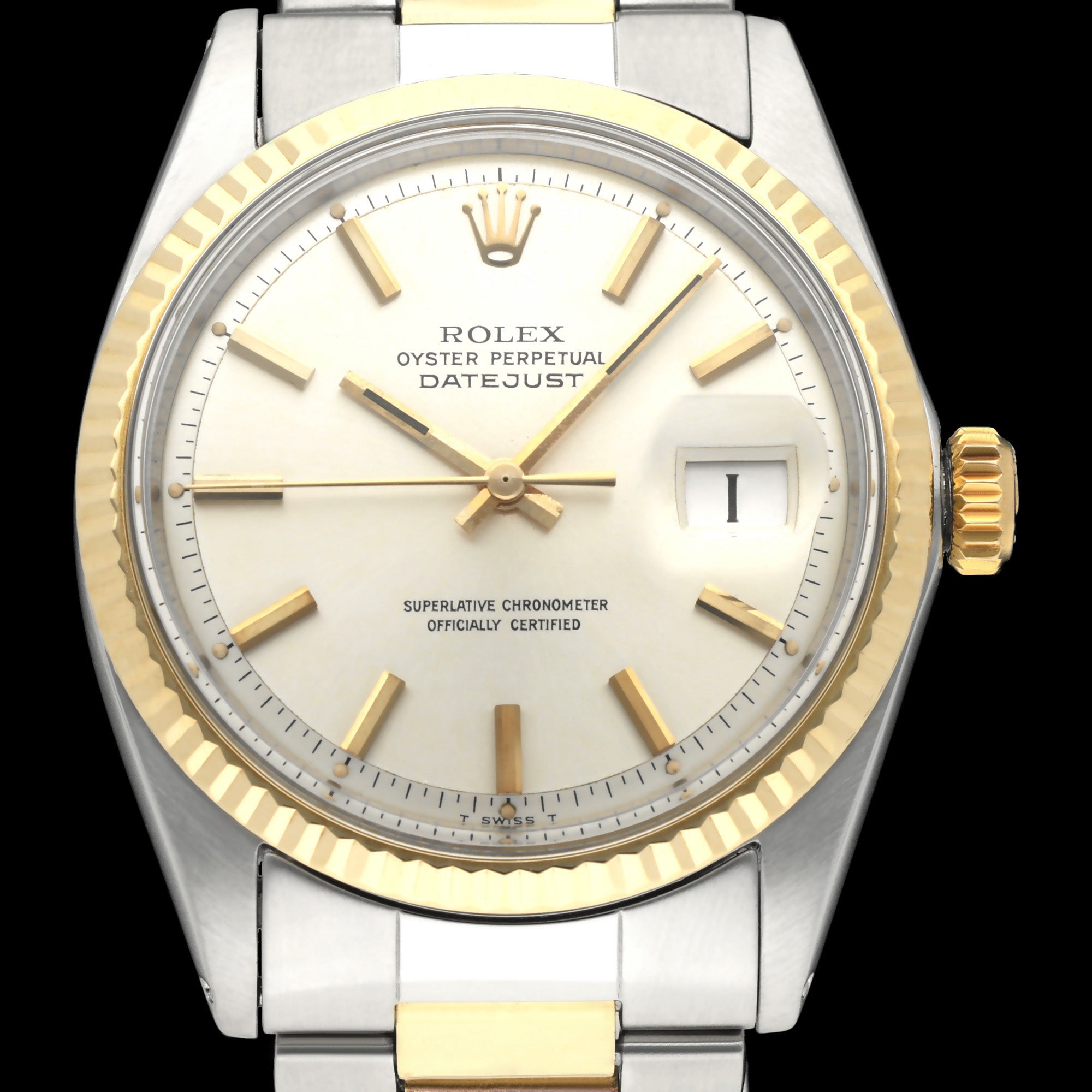 Rolex Datejust 1601 - 1970 - goud/staal - two/tone - Rolex horloge - Rolex kopen - Rolex heren horloge - Trophies Watches