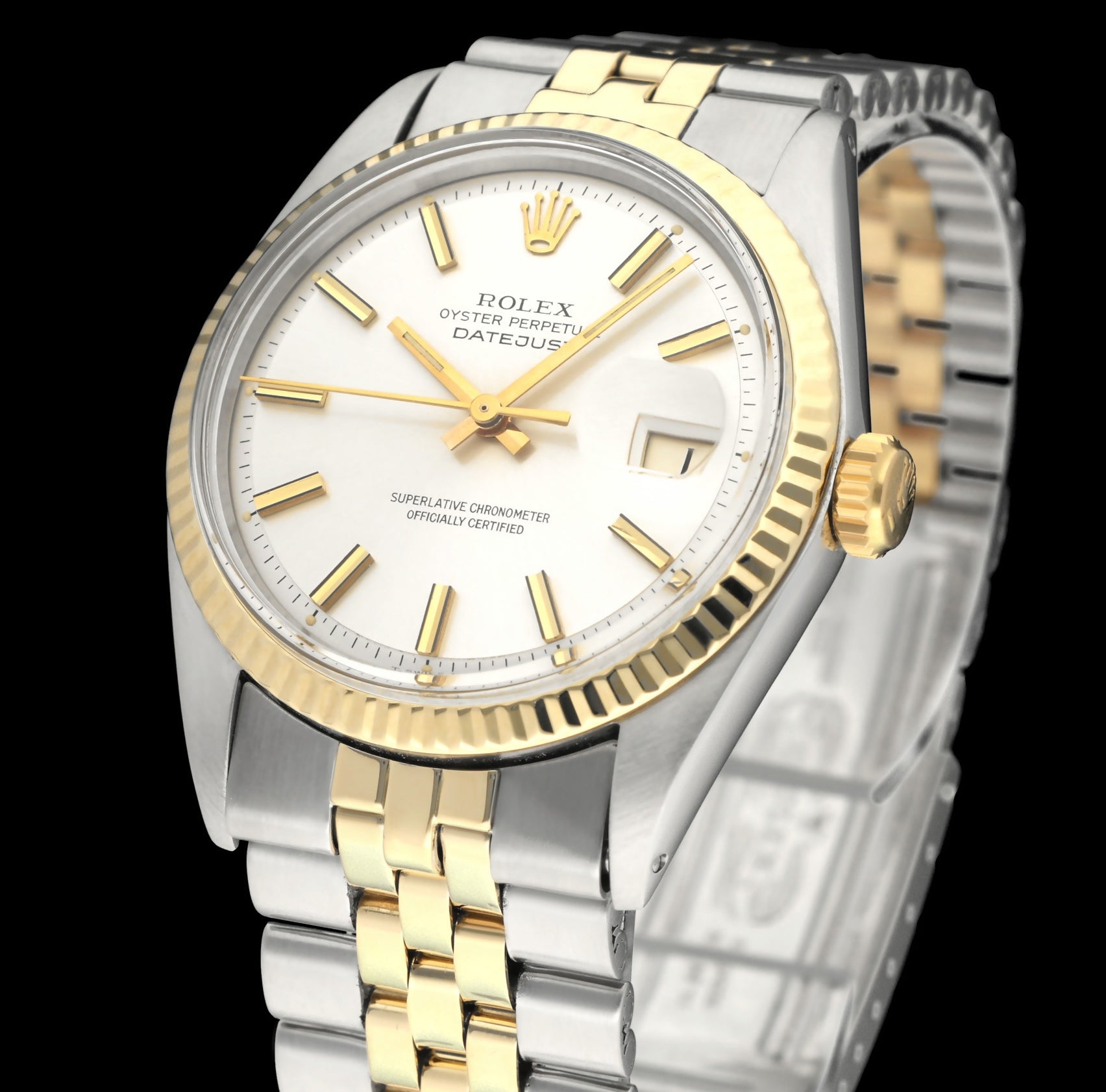 Rolex Datejust 1601 - 1972 - goud/staal - two/tone - Rolex horloge - Rolex kopen - Rolex heren horloge - Trophies Watches