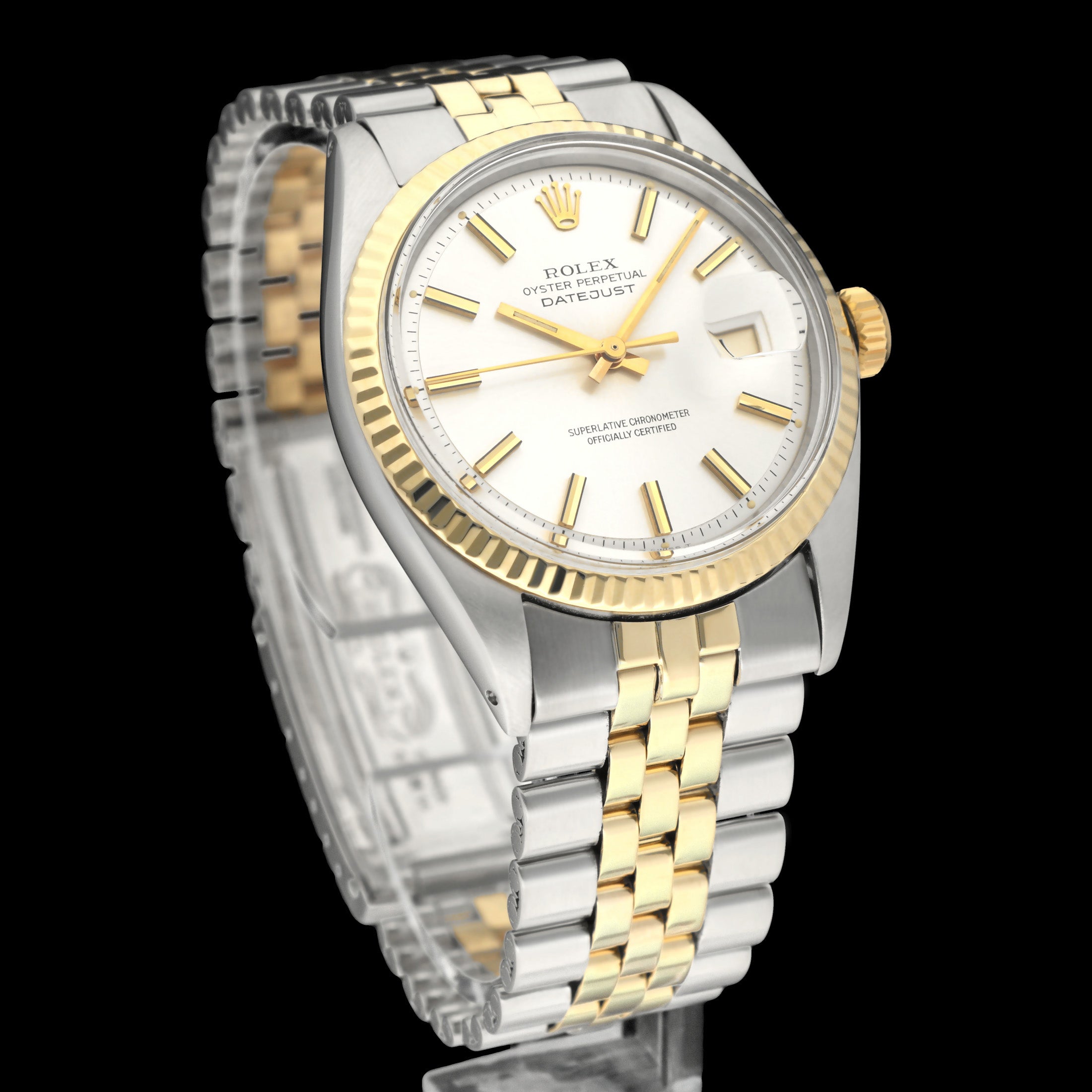 Rolex Datejust 1601 - 1972 - goud/staal - two/tone - Rolex horloge - Rolex kopen - Rolex heren horloge - Trophies Watches
