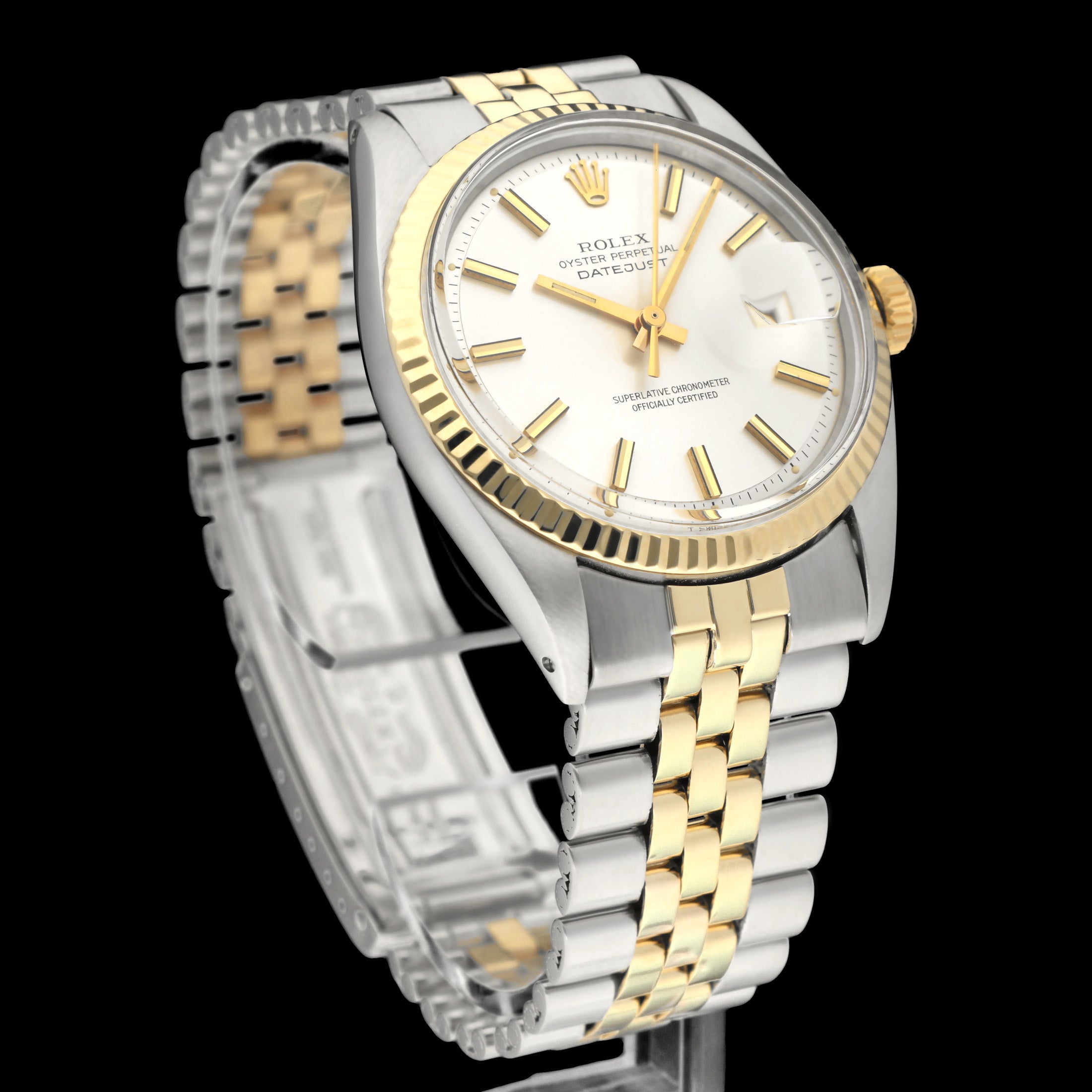 Rolex Datejust 1601 - 1972 - goud/staal - two/tone - Rolex horloge - Rolex kopen - Rolex heren horloge - Trophies Watches