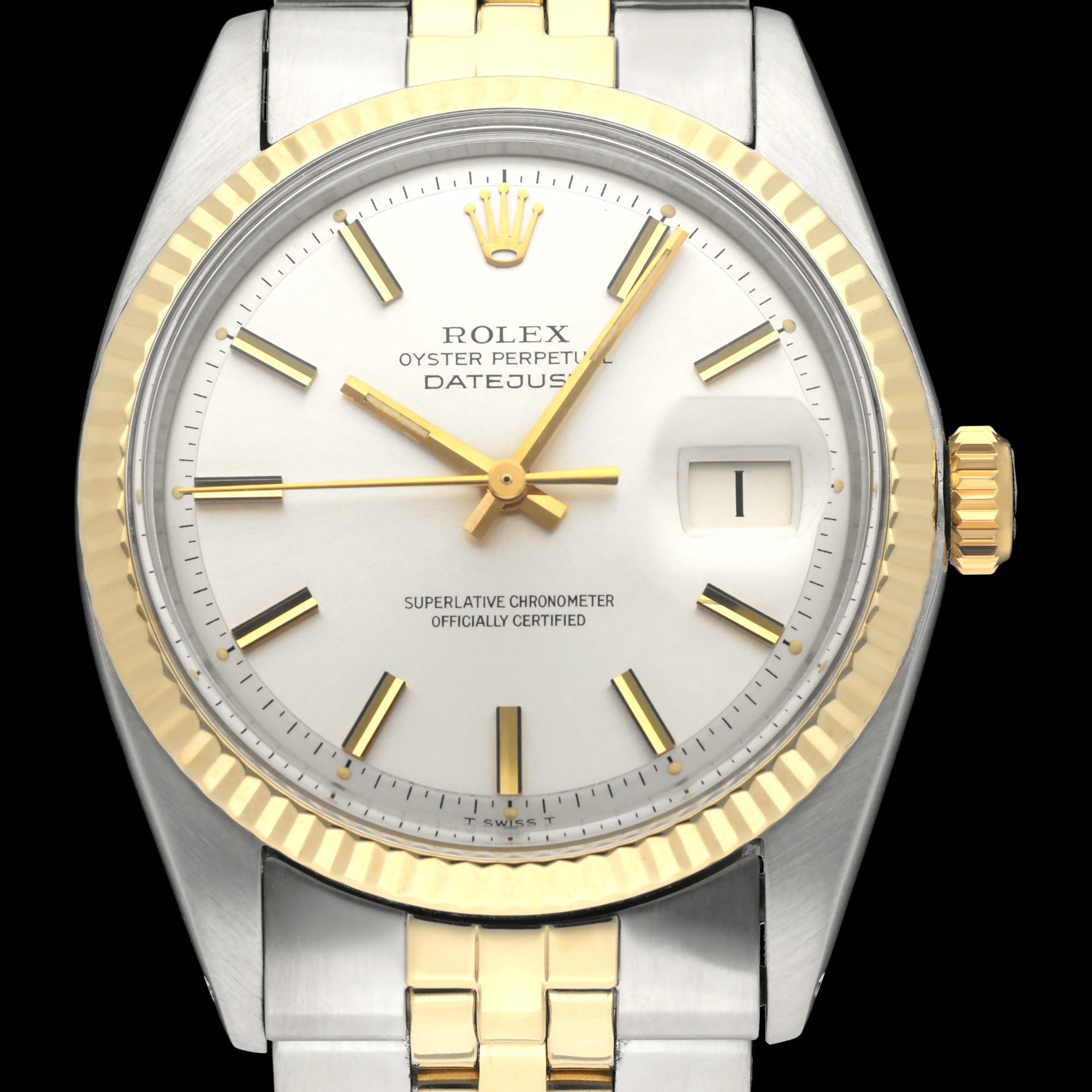 Rolex Datejust 1601 - 1972 - goud/staal - two/tone - Rolex horloge - Rolex kopen - Rolex heren horloge - Trophies Watches