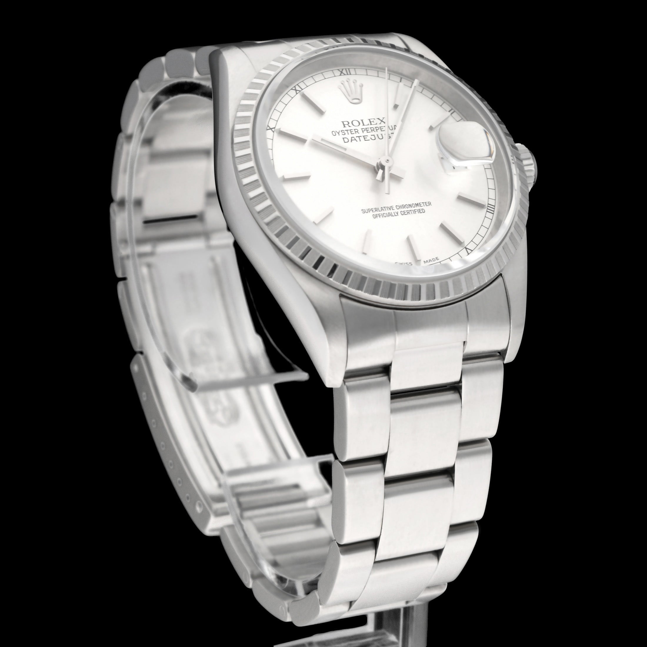 Rolex Datejust 16220 - 2002 - Rolex horloge - Rolex kopen - Rolex heren horloge - Trophies Watches