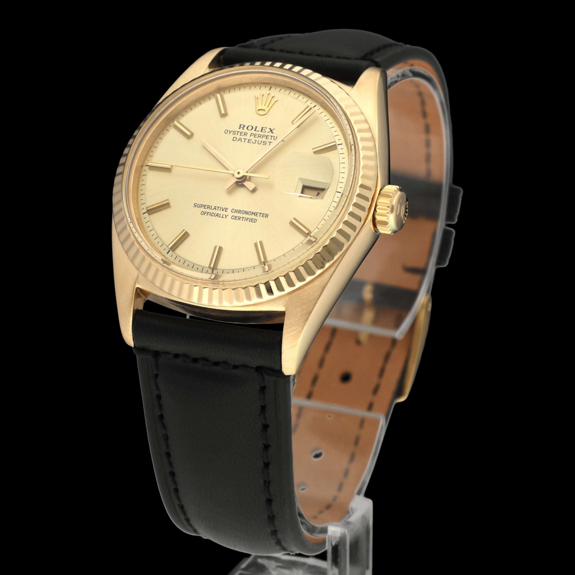 Rolex Datejust 1601 - 1969 - Geelgoud - Rolex horloge - Rolex kopen - Rolex heren horloge - Trophies Watches