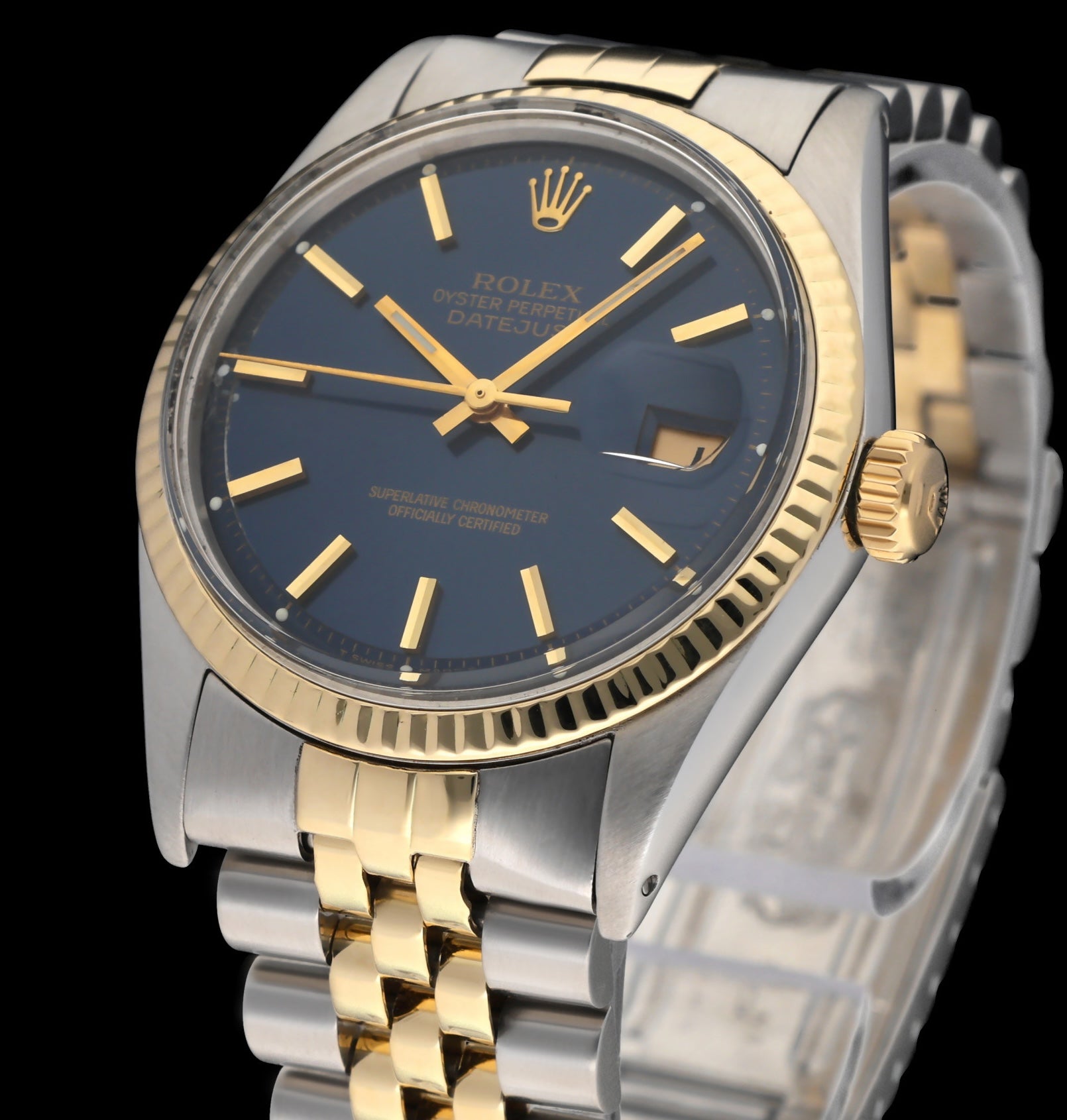 Rolex Datejust 1601 - 1974 - goud/staal - two/tone - Rolex horloge - Rolex kopen - Rolex heren horloge - Trophies Watches