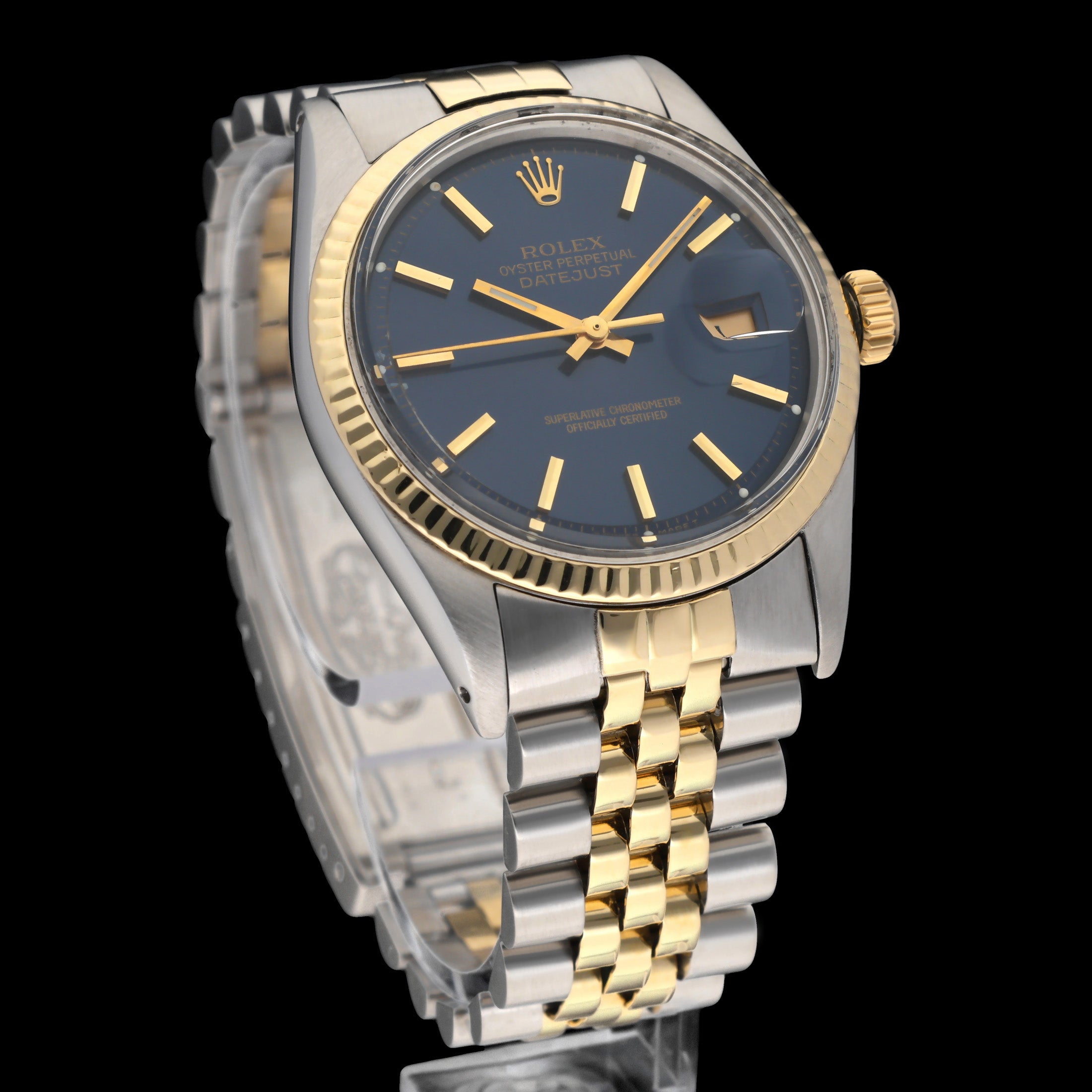 Rolex Datejust 1601 - 1974 - goud/staal - two/tone - Rolex horloge - Rolex kopen - Rolex heren horloge - Trophies Watches