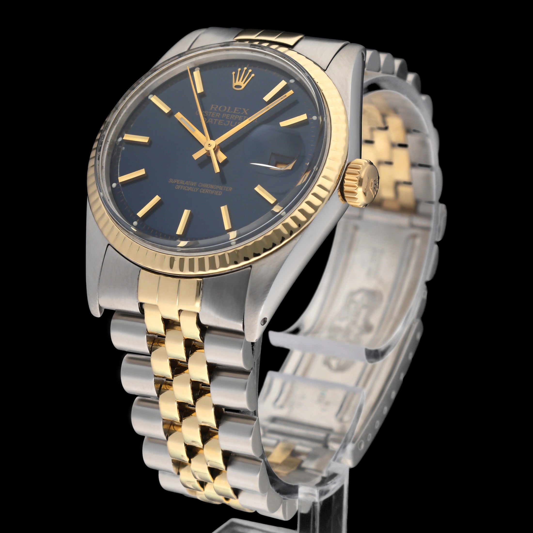 Rolex Datejust 1601 - 1974 - goud/staal - two/tone - Rolex horloge - Rolex kopen - Rolex heren horloge - Trophies Watches