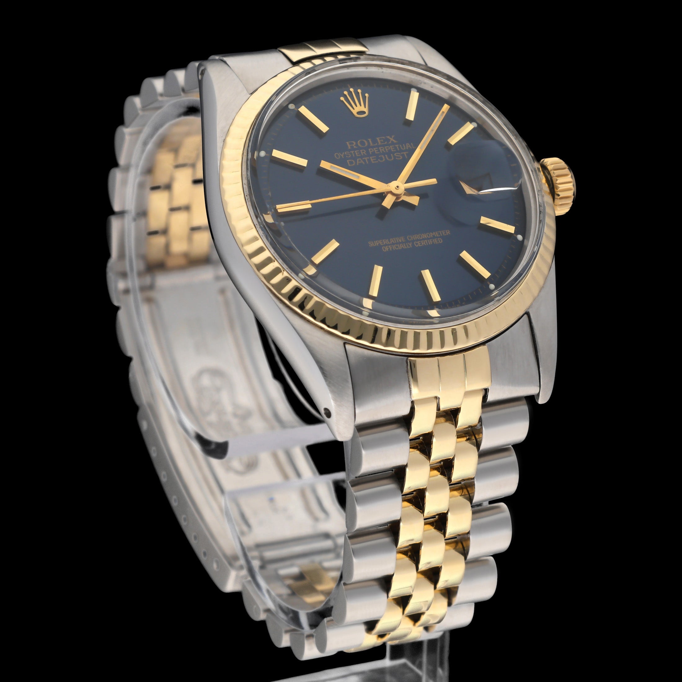 Rolex Datejust 1601 - 1974 - goud/staal - two/tone - Rolex horloge - Rolex kopen - Rolex heren horloge - Trophies Watches