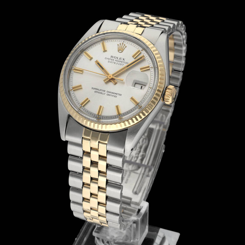 Rolex Datejust 1601 - 1971 - goud/staal - two/tone - Rolex horloge - Rolex kopen - Rolex heren horloge - Trophies Watches