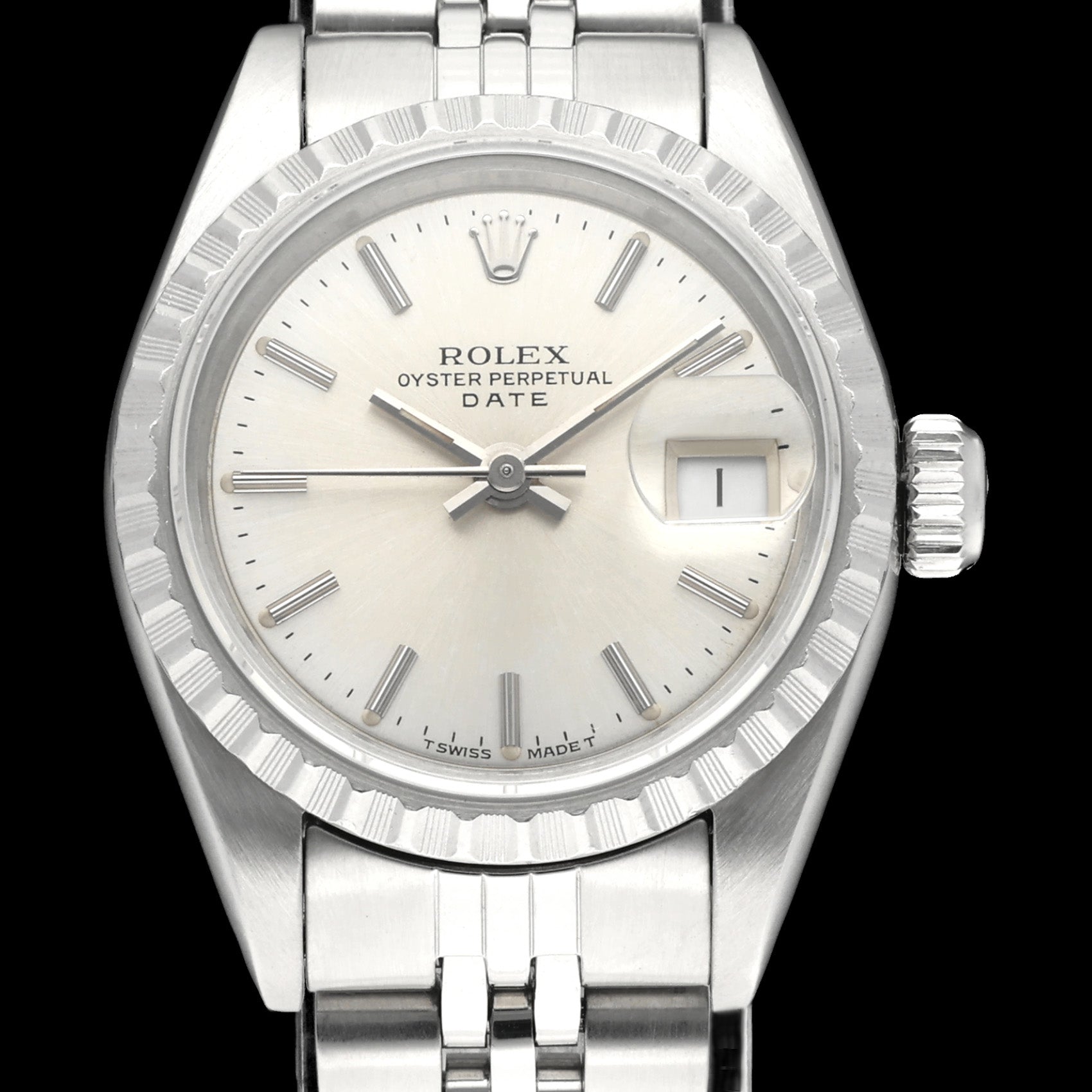 Rolex Oyster Perpetual Lady Date 69240 - 1990 - Rolex horloge - Rolex kopen - Rolex dames horloge - Trophies Watches