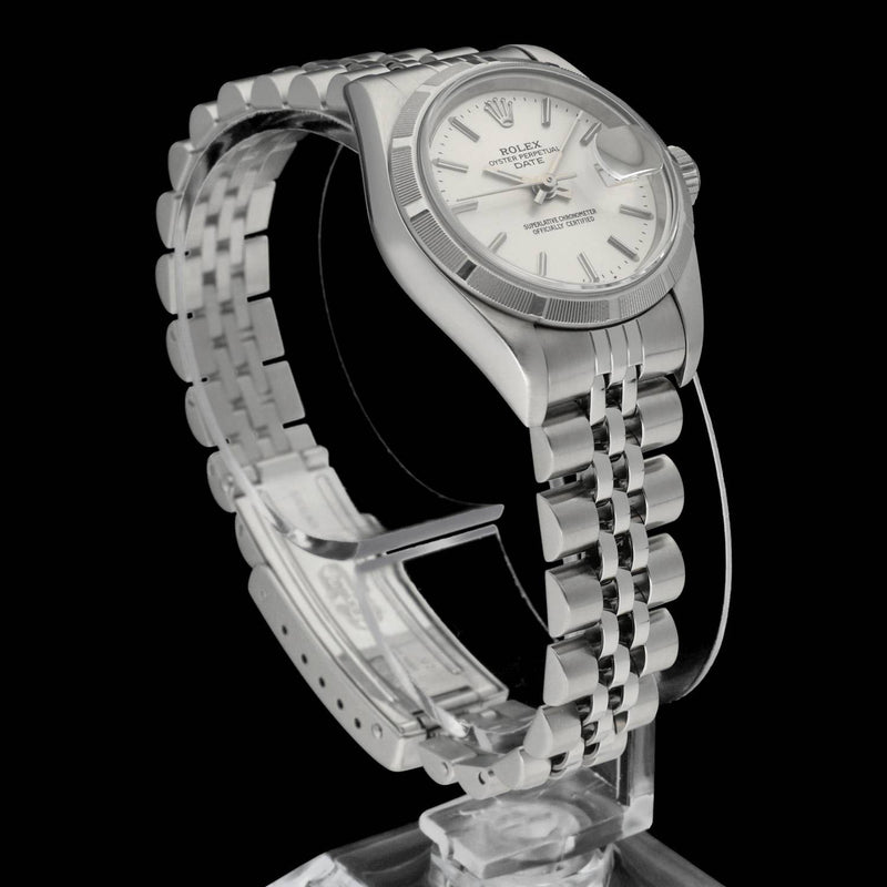 Rolex Oyster Perpetual Lady Date 69190 - 1999 - Rolex horloge - Rolex kopen - Rolex dames horloge - Trophies Watches