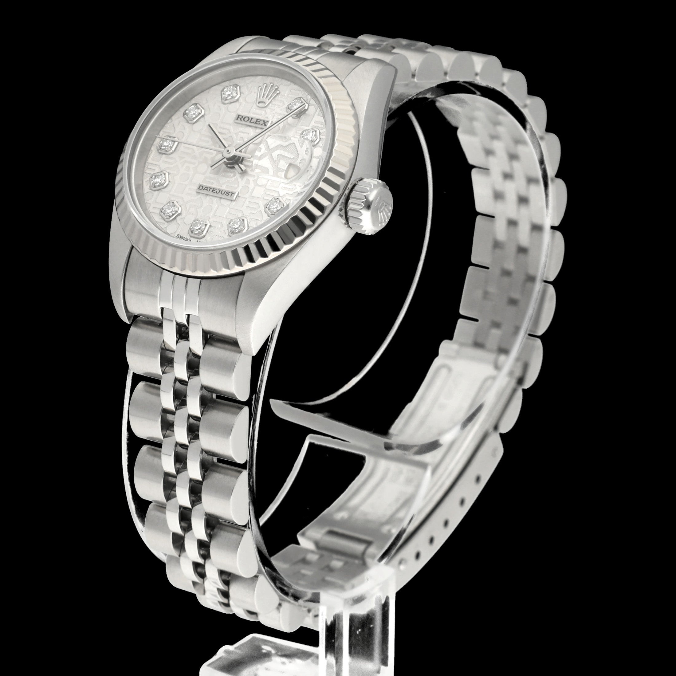 Rolex Oyster Perpetual Lady Datejust 69174G Holicon - 1999 - Rolex horloge - Rolex kopen - Rolex dames horloge - Trophies Watche