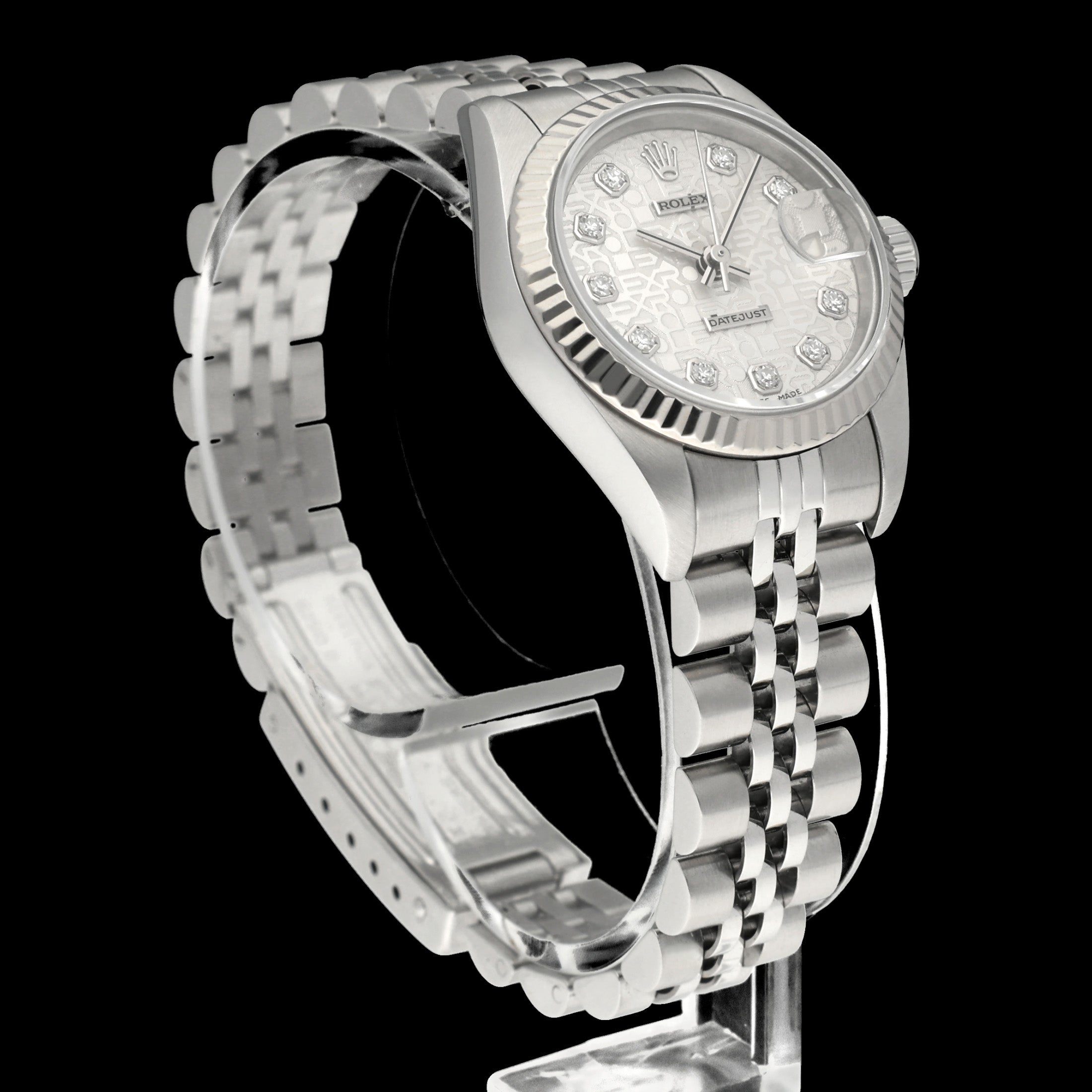 Rolex Oyster Perpetual Lady Datejust 69174G Holicon - 1999 - Rolex horloge - Rolex kopen - Rolex dames horloge - Trophies Watche