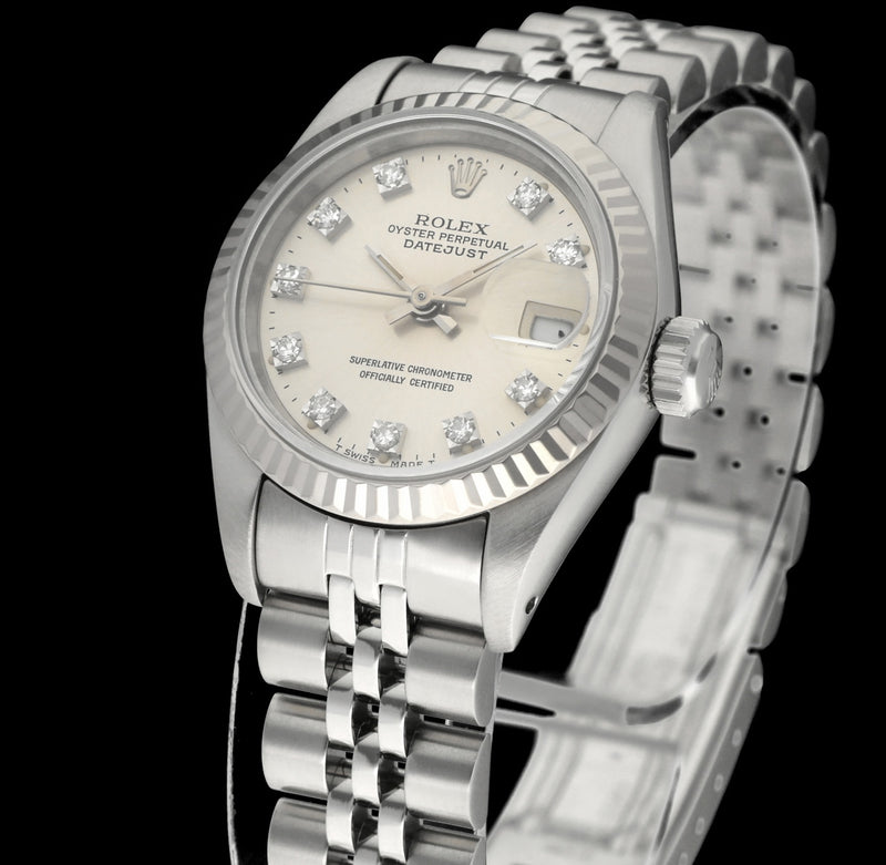 Rolex Oyster Perpetual Lady Datejust 69174G - 1990 - Rolex horloge - Rolex kopen - Rolex dames horloge - Trophies Watches