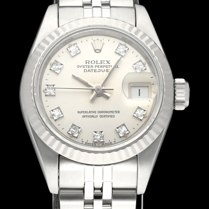 Rolex Oyster Perpetual Lady Datejust 69174G - 1990 - Rolex horloge - Rolex kopen - Rolex dames horloge - Trophies Watches