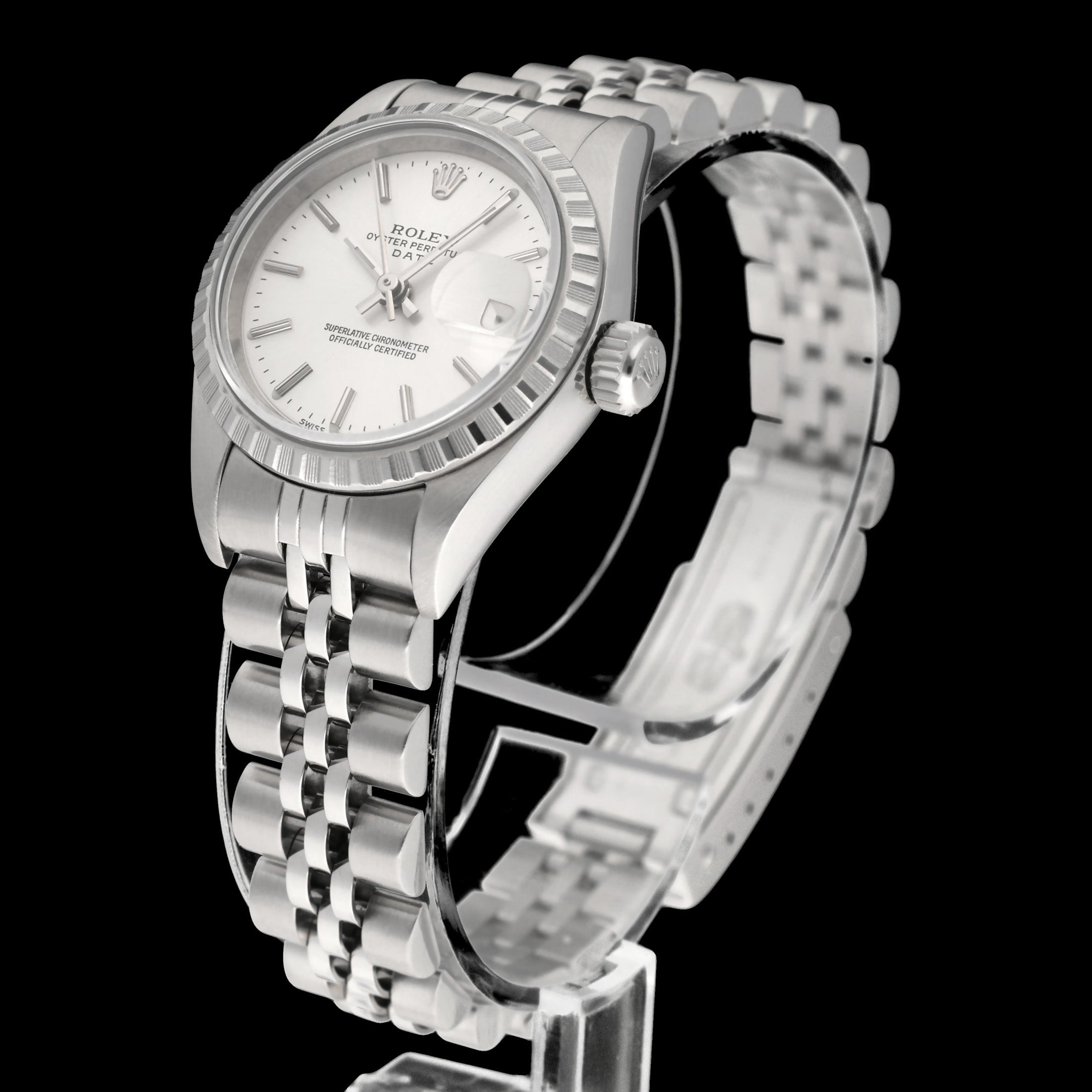 Rolex Oyster Perpetual Lady Date 69240 - 1999 - Rolex horloge - Rolex kopen - Rolex dames horloge - Trophies Watches