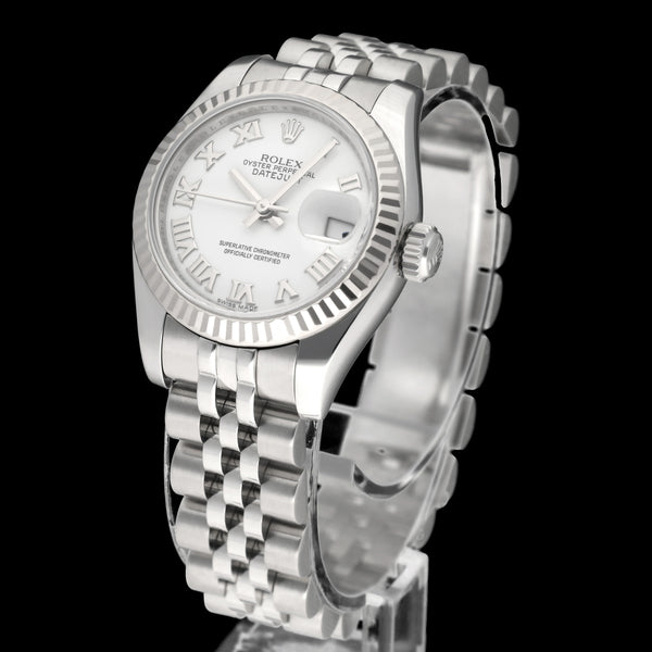 Rolex Oyster Perpetual Lady Datejust 179174 - 2011 - Rolex horloge - Rolex kopen - Rolex dames horloge - Trophies Watches