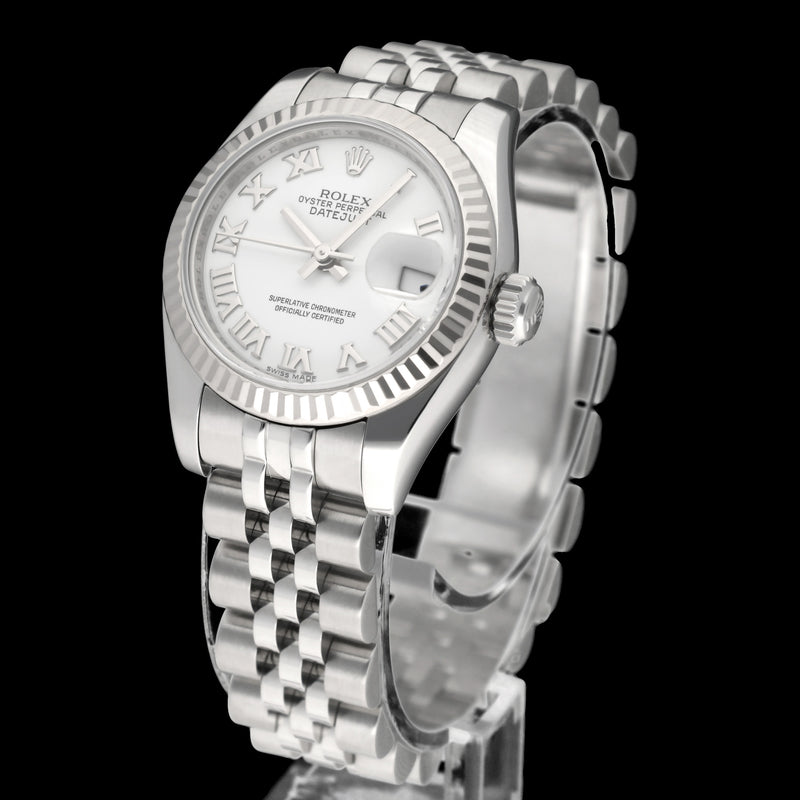 Rolex Oyster Perpetual Lady Datejust 179174 - 2011 - Rolex horloge - Rolex kopen - Rolex dames horloge - Trophies Watches