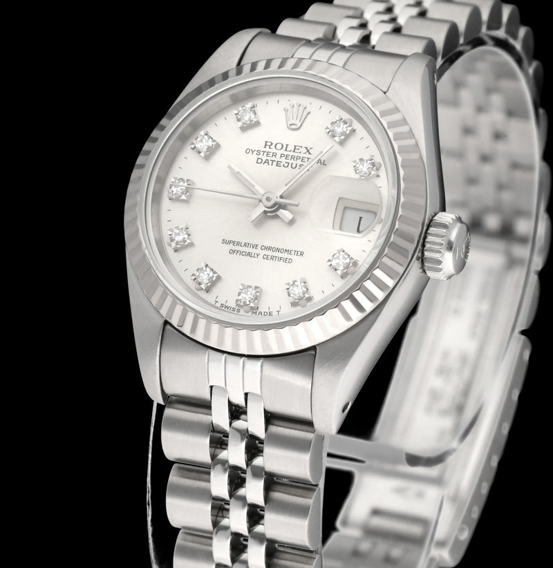Rolex Oyster Perpetual Lady Datejust 69174G - 1989 - Rolex horloge - Rolex kopen - Rolex dames horloge - Trophies Watches
