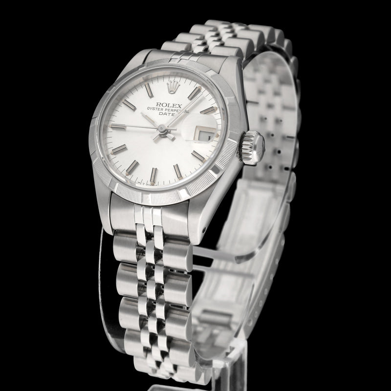 Rolex Oyster Perpetual Lady Date 69190 - 1984 - Rolex horloge - Rolex kopen - Rolex dames horloge - Trophies Watches