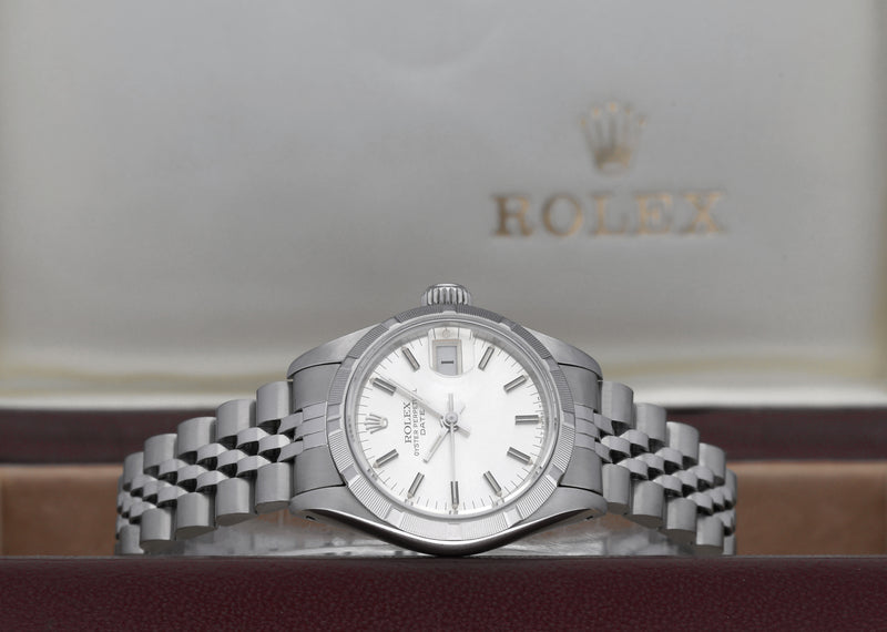 Rolex Oyster Perpetual Lady Date 69190 - 1984 - Rolex horloge - Rolex kopen - Rolex dames horloge - Trophies Watches