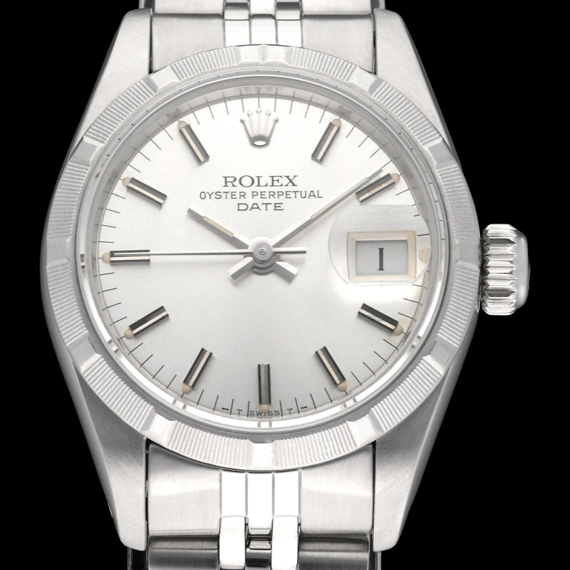 Rolex Oyster Perpetual Lady Date 69190 - 1984 - Rolex horloge - Rolex kopen - Rolex dames horloge - Trophies Watches