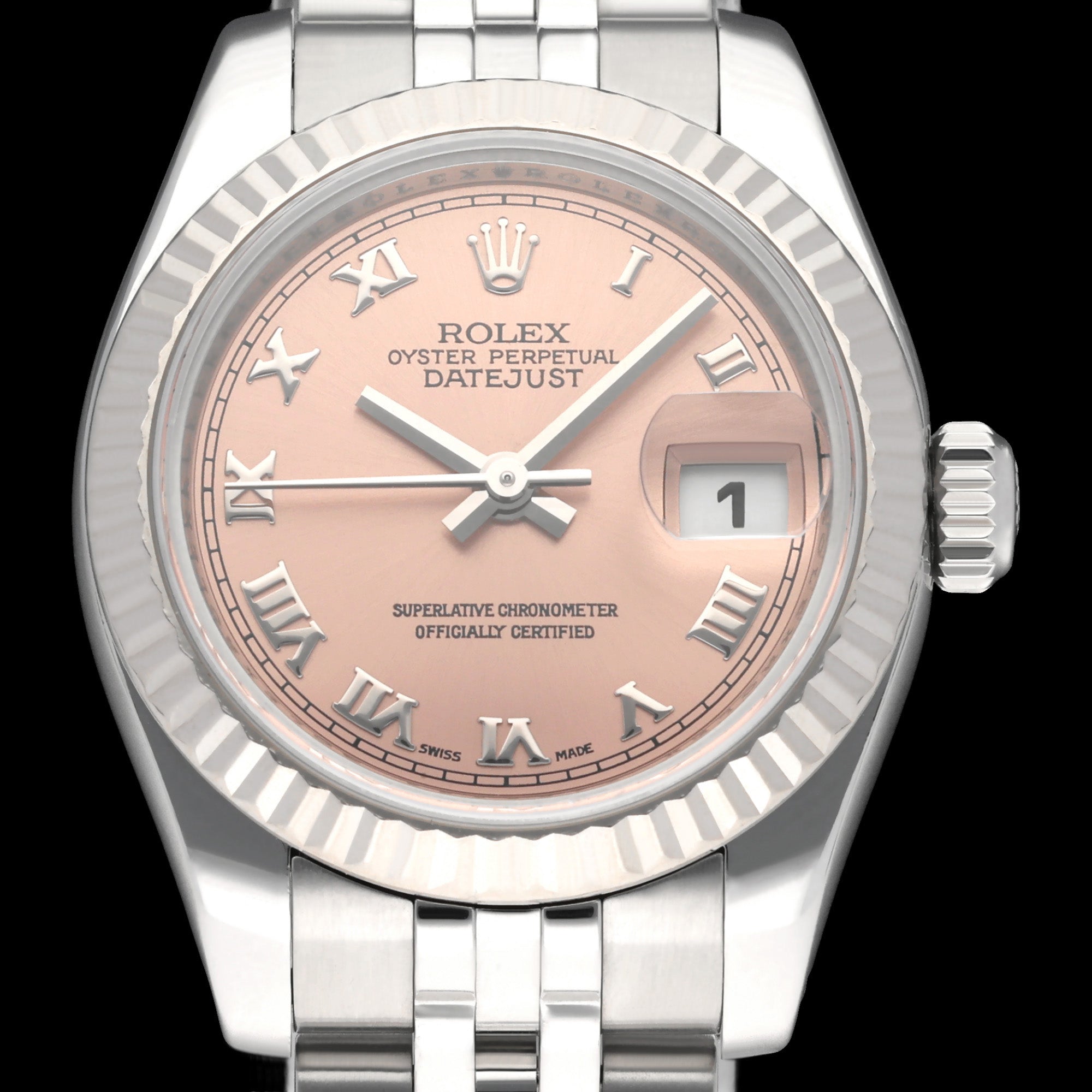 Rolex Oyster Perpetual Lady Datejust 179174 - 2008 - Rolex horloge - Rolex kopen - Rolex dames horloge - Trophies Watches