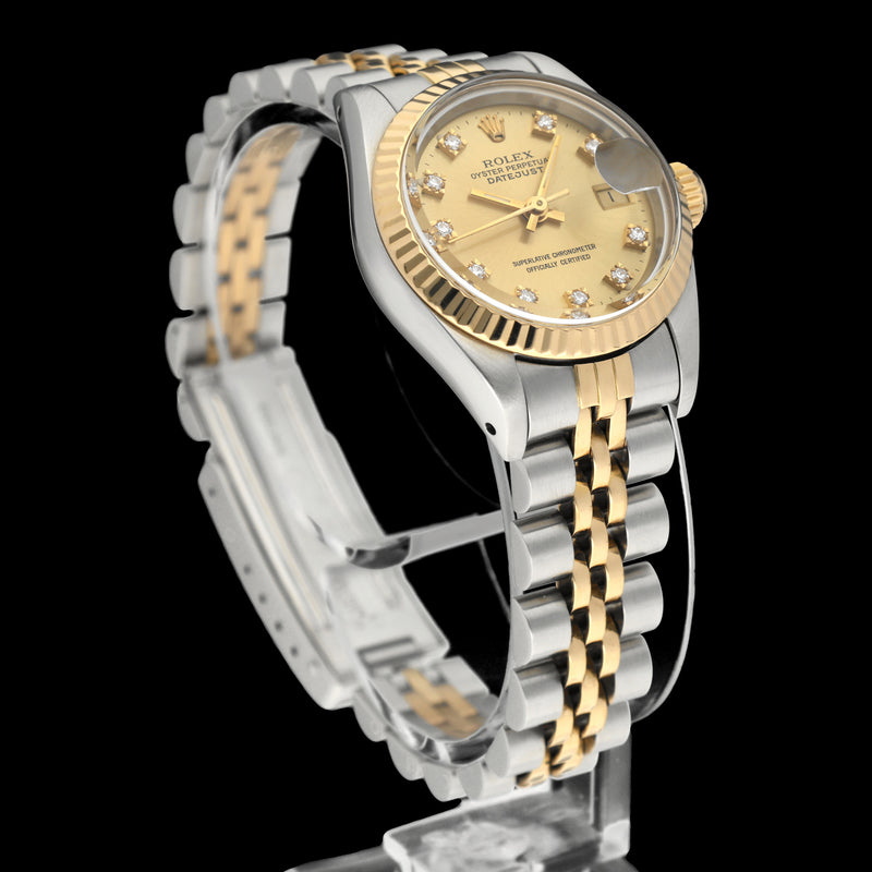 Rolex Lady-Datejust 69173G - 1988 - Rolex horloge - Rolex kopen - Rolex dames horloge - Trophies Watches