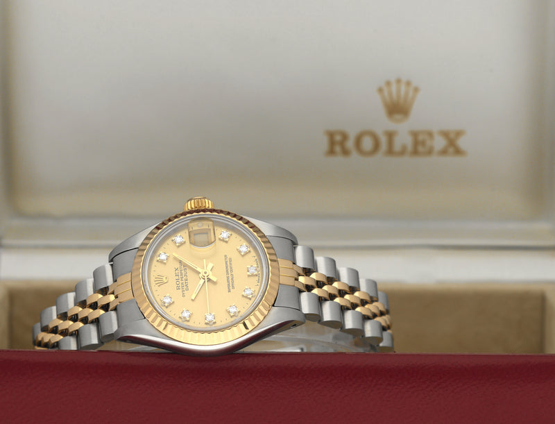 Rolex Lady-Datejust 69173G - 1987 - Rolex horloge - Rolex kopen - Rolex dames horloge - Trophies Watches