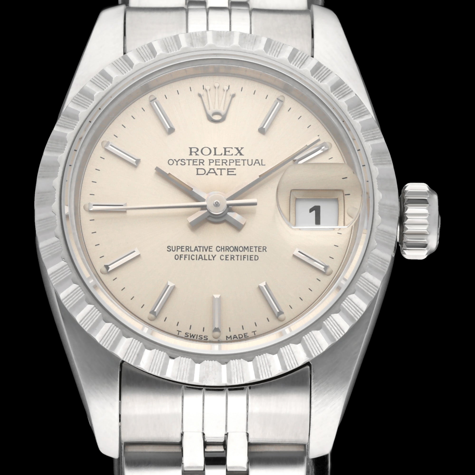 Rolex Oyster Perpetual Lady Date 69240 - 1990 - Rolex horloge - Rolex kopen - Rolex dames horloge - Trophies Watches