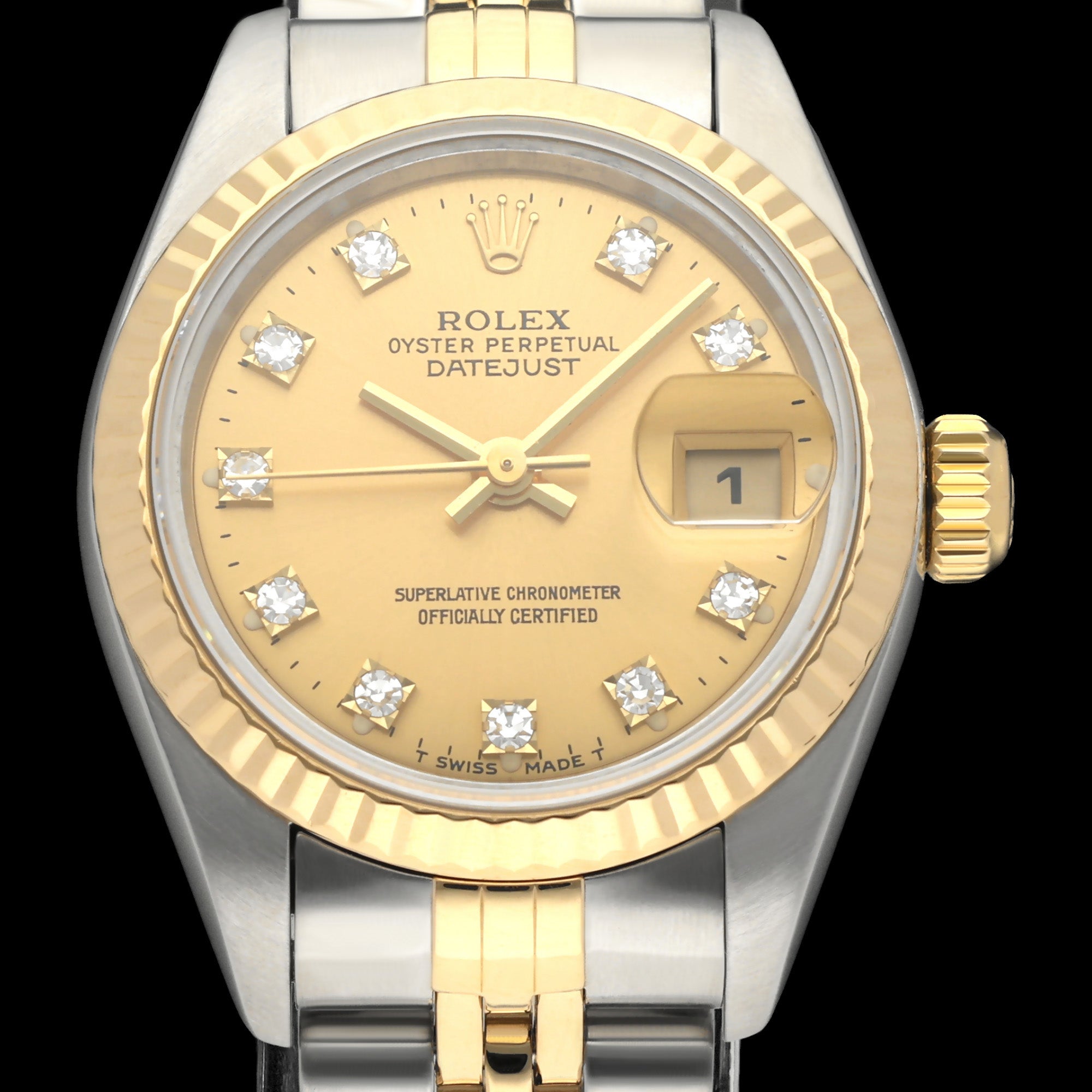 Rolex Lady-Datejust 69173G - 1998 - Rolex horloge - Rolex kopen - Rolex dames horloge - Trophies Watches
