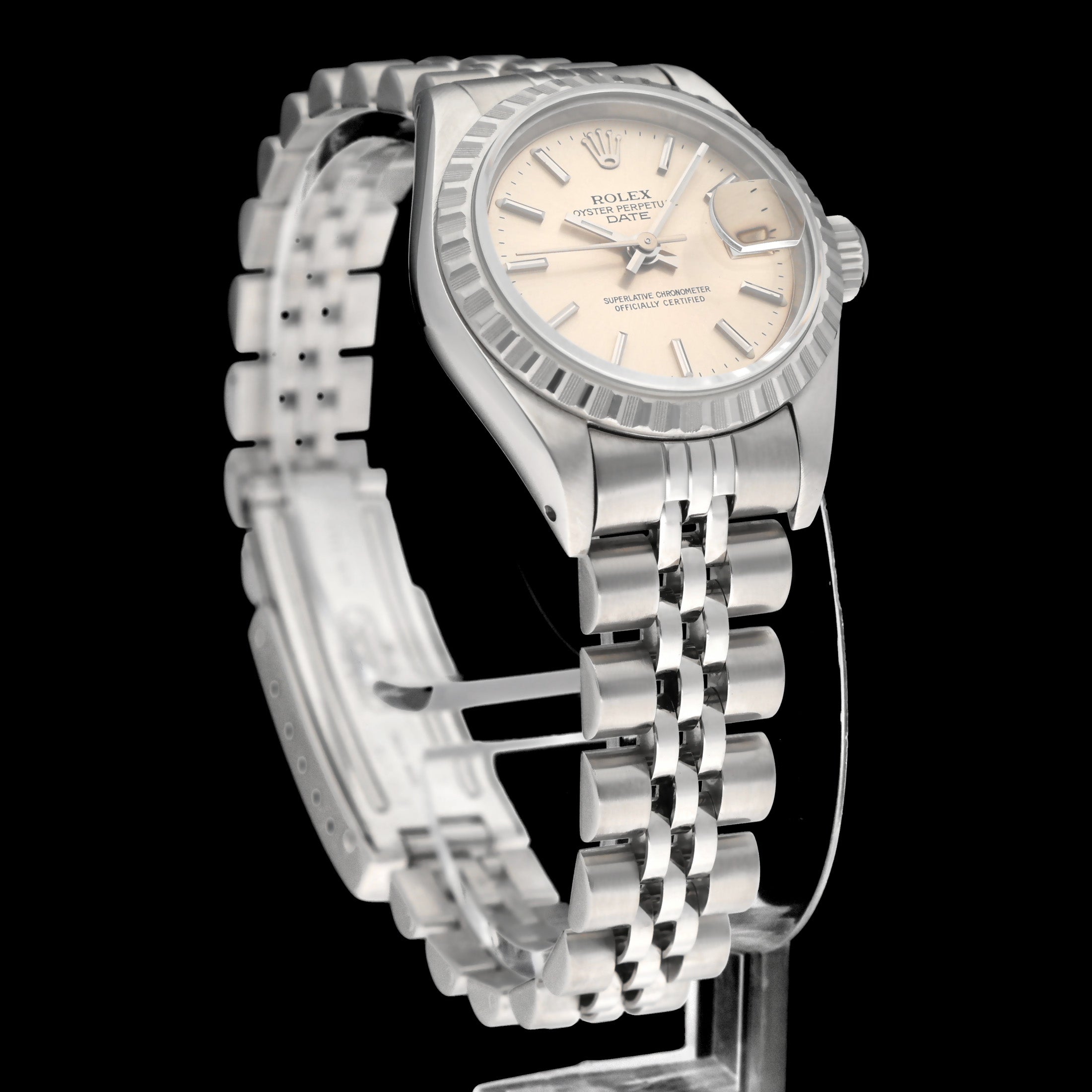 Rolex Oyster Perpetual Lady Date 69240 - 1994 - Rolex horloge - Rolex kopen - Rolex dames horloge - Trophies Watches