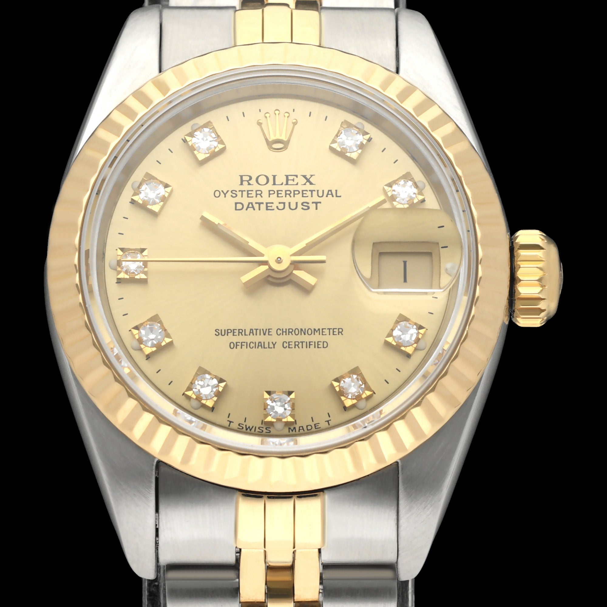 Rolex Lady-Datejust 69173G - 1990 - Rolex horloge - Rolex kopen - Rolex dames horloge - Trophies Watches