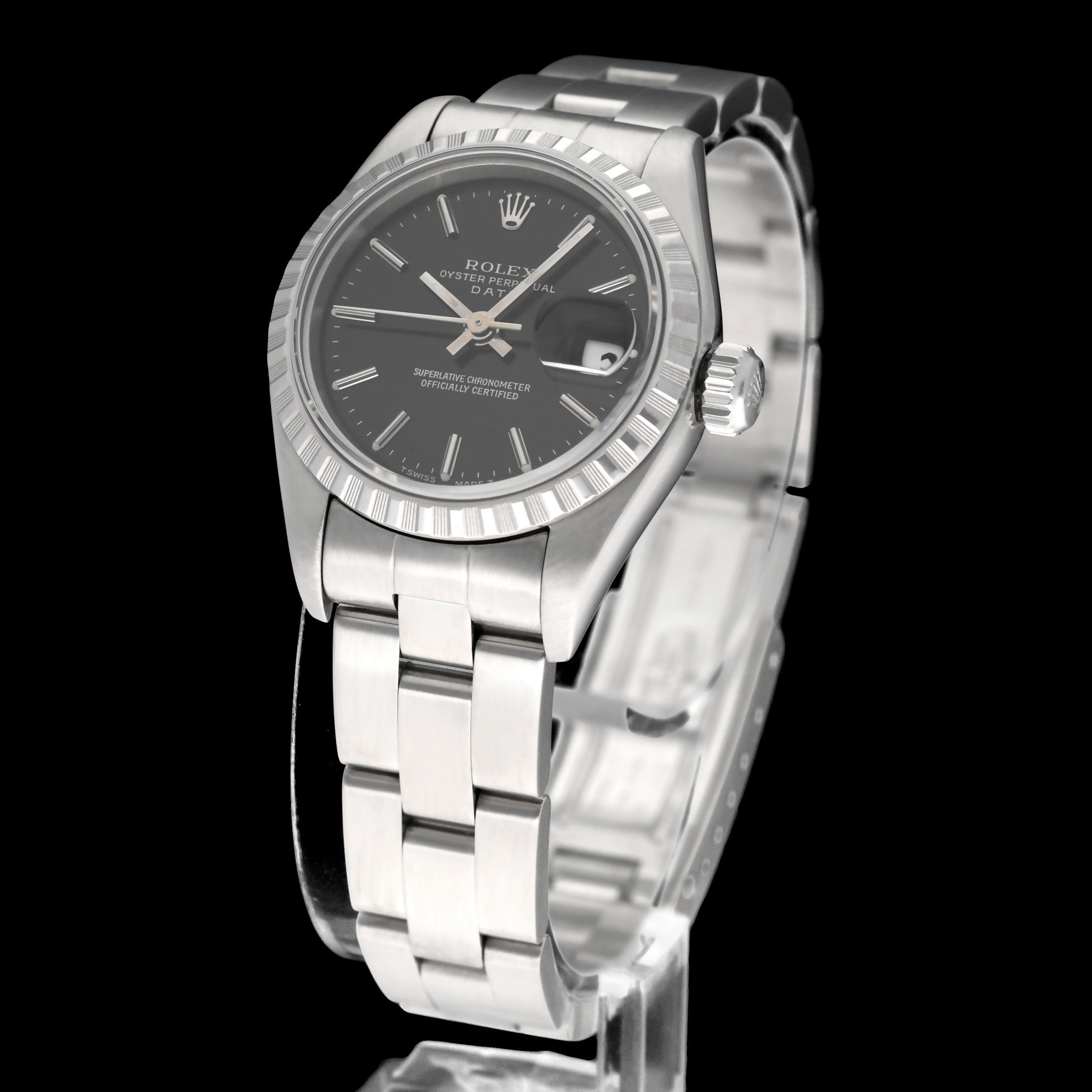 Rolex Oyster Perpetual Lady Date 69240 - 1999 - Rolex horloge - Rolex kopen - Rolex dames horloge - Trophies Watches