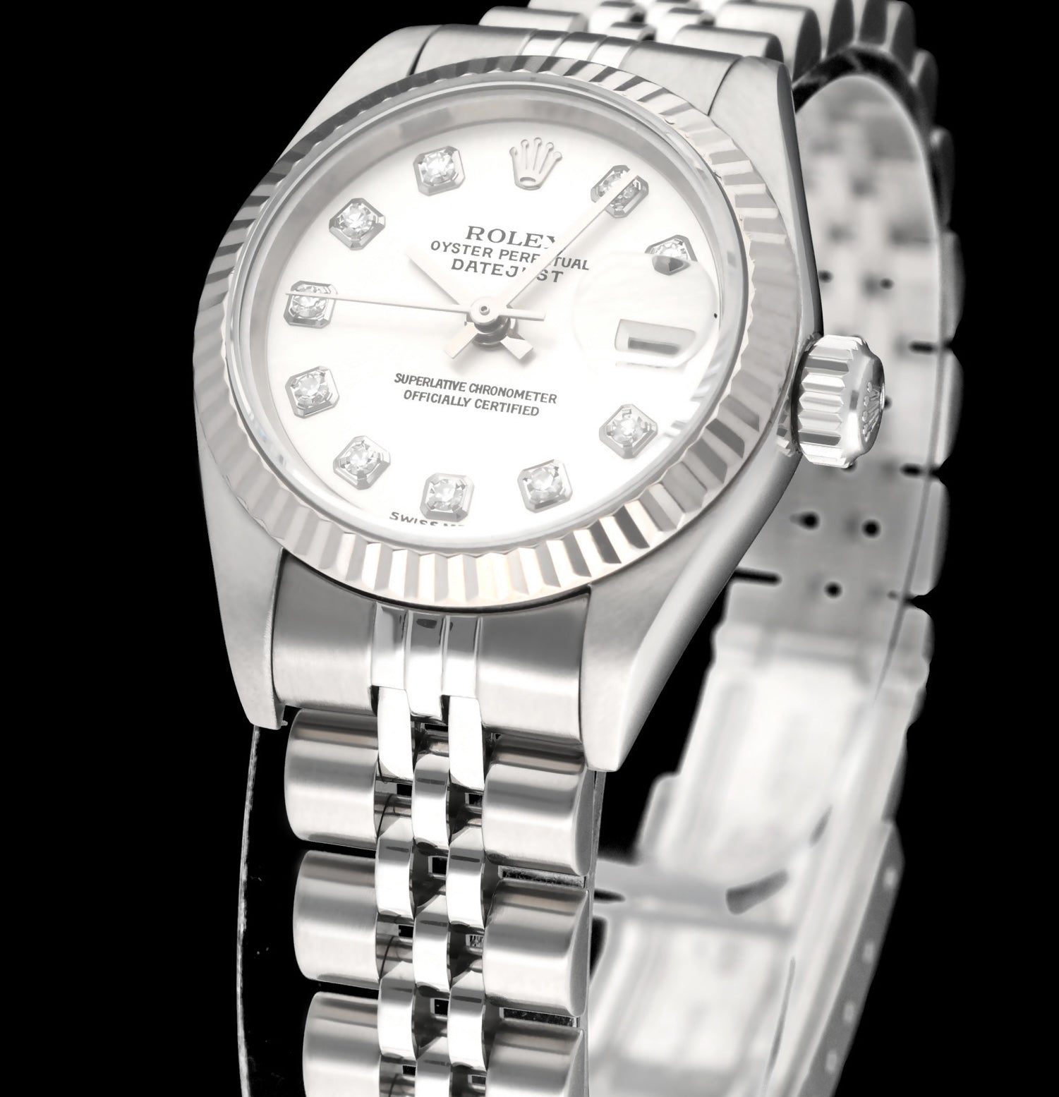 Rolex Oyster Perpetual Lady Datejust 69174G - 2002 - Rolex horloge - Rolex kopen - Rolex dames horloge - Trophies Watches