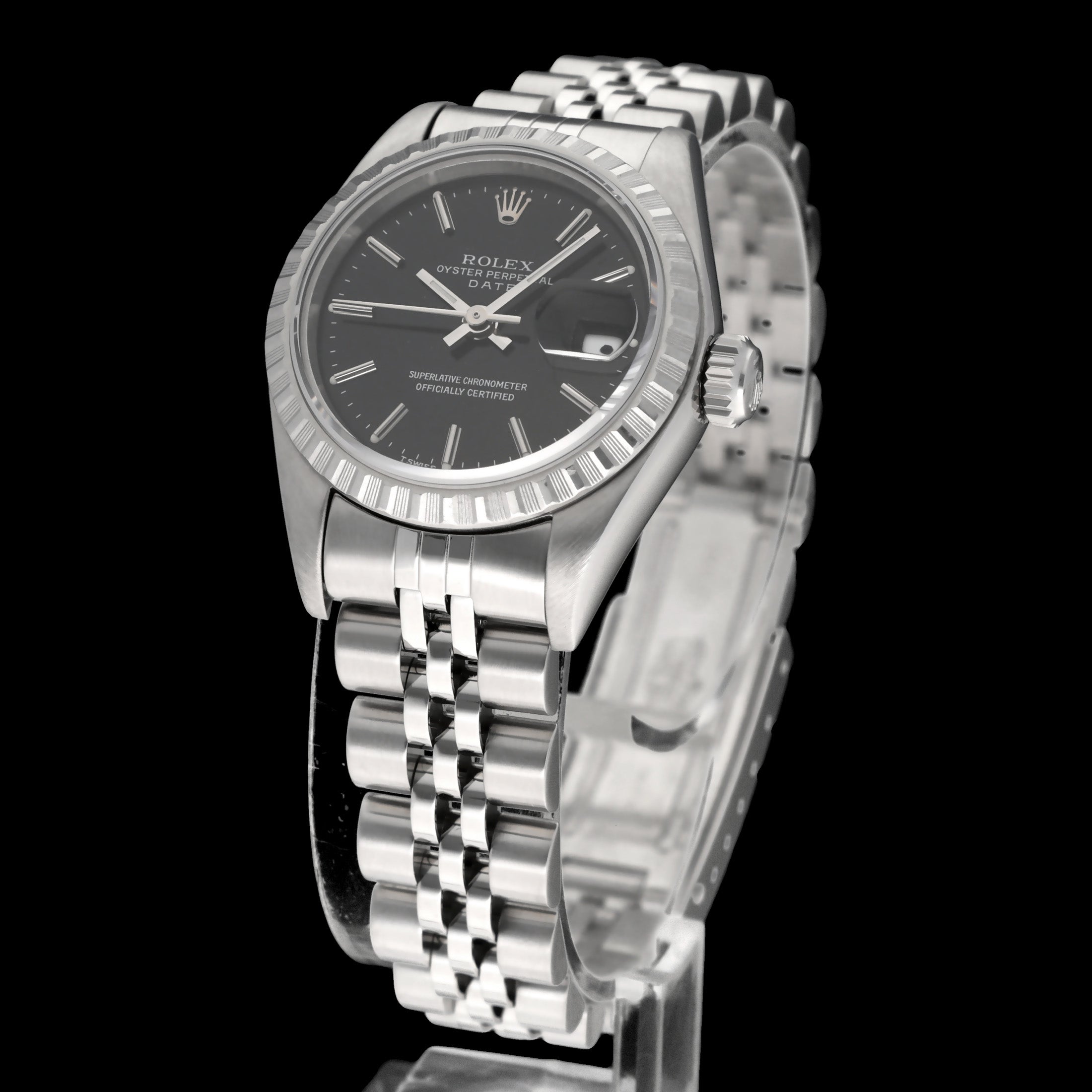 Rolex Oyster Perpetual Lady Date 69240 - 1996 - Rolex horloge - Rolex kopen - Rolex dames horloge - Trophies Watches