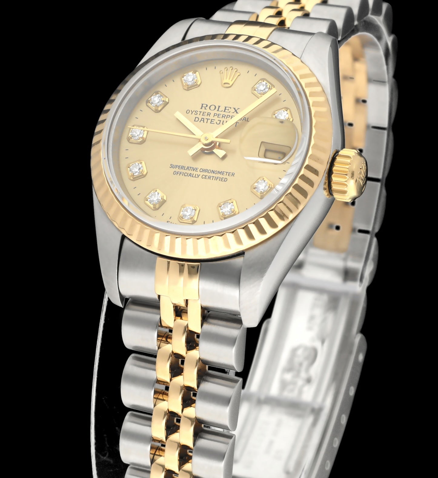 Rolex Lady-Datejust 69173G - 1996 - Rolex horloge - Rolex kopen - Rolex dames horloge - Trophies Watches