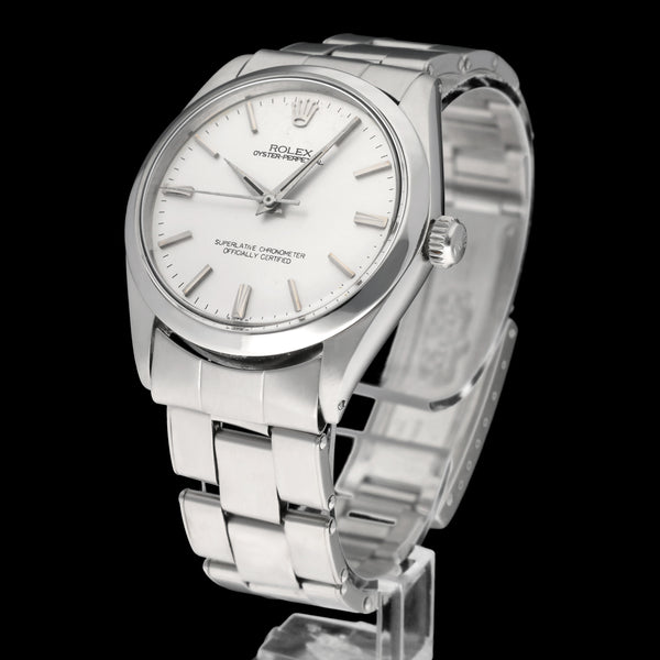 Rolex Oyster Perpetual 34 1002 - 1964 - Rolex horloge - Rolex kopen - Rolex heren horloge - Trophies Watches