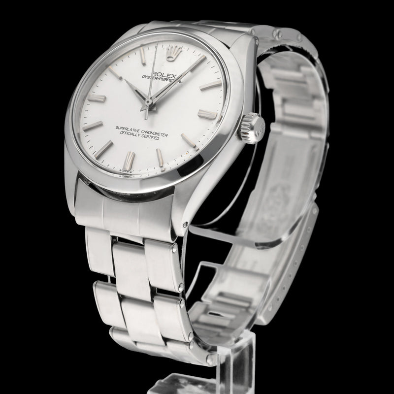 Rolex Oyster Perpetual 34 1002 - 1964 - Rolex horloge - Rolex kopen - Rolex heren horloge - Trophies Watches