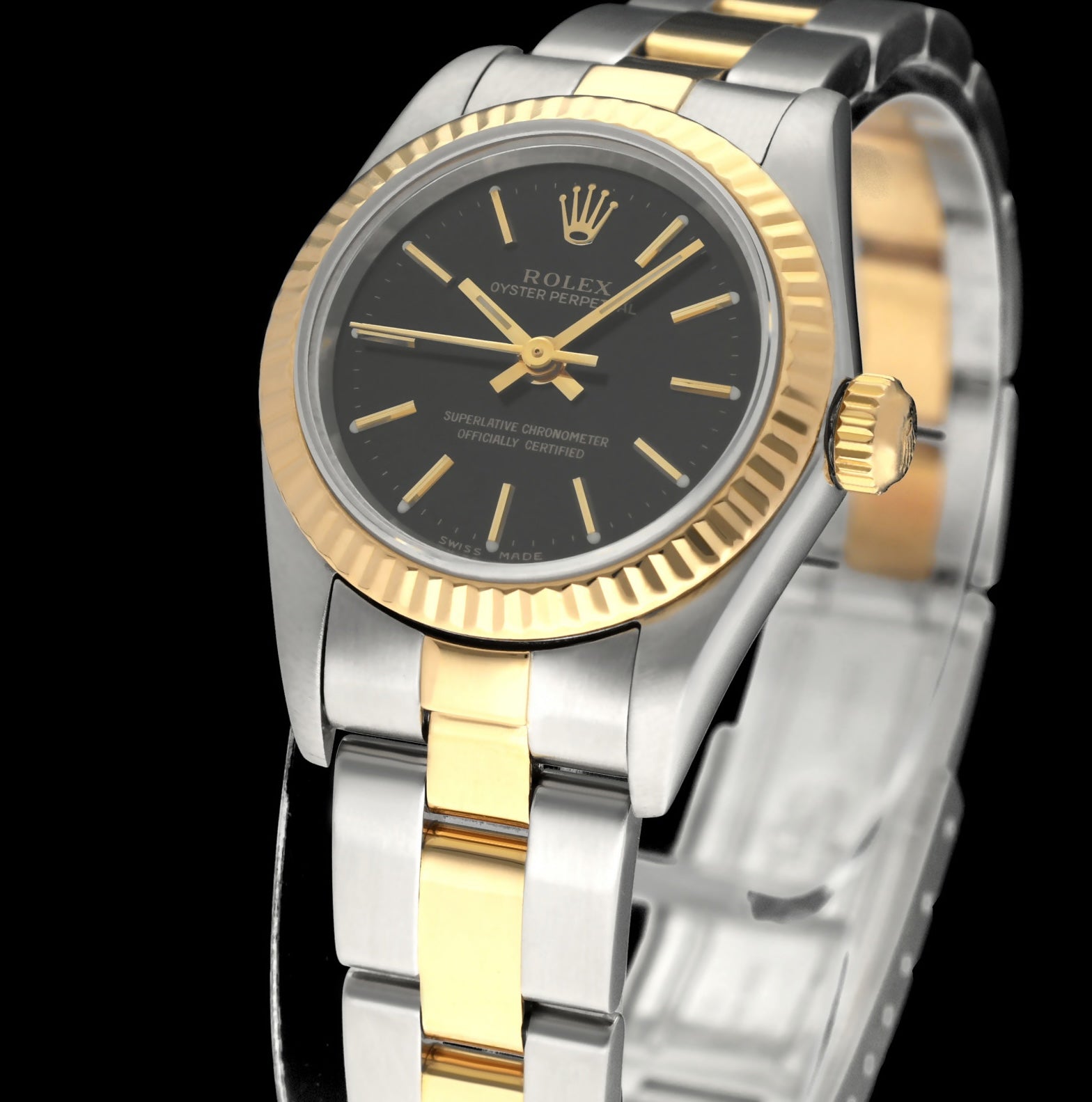 Rolex Oyster Perpetual 76193 - 2001 - Rolex horloge - Rolex kopen - Rolex dames horloge - Trophies Watches